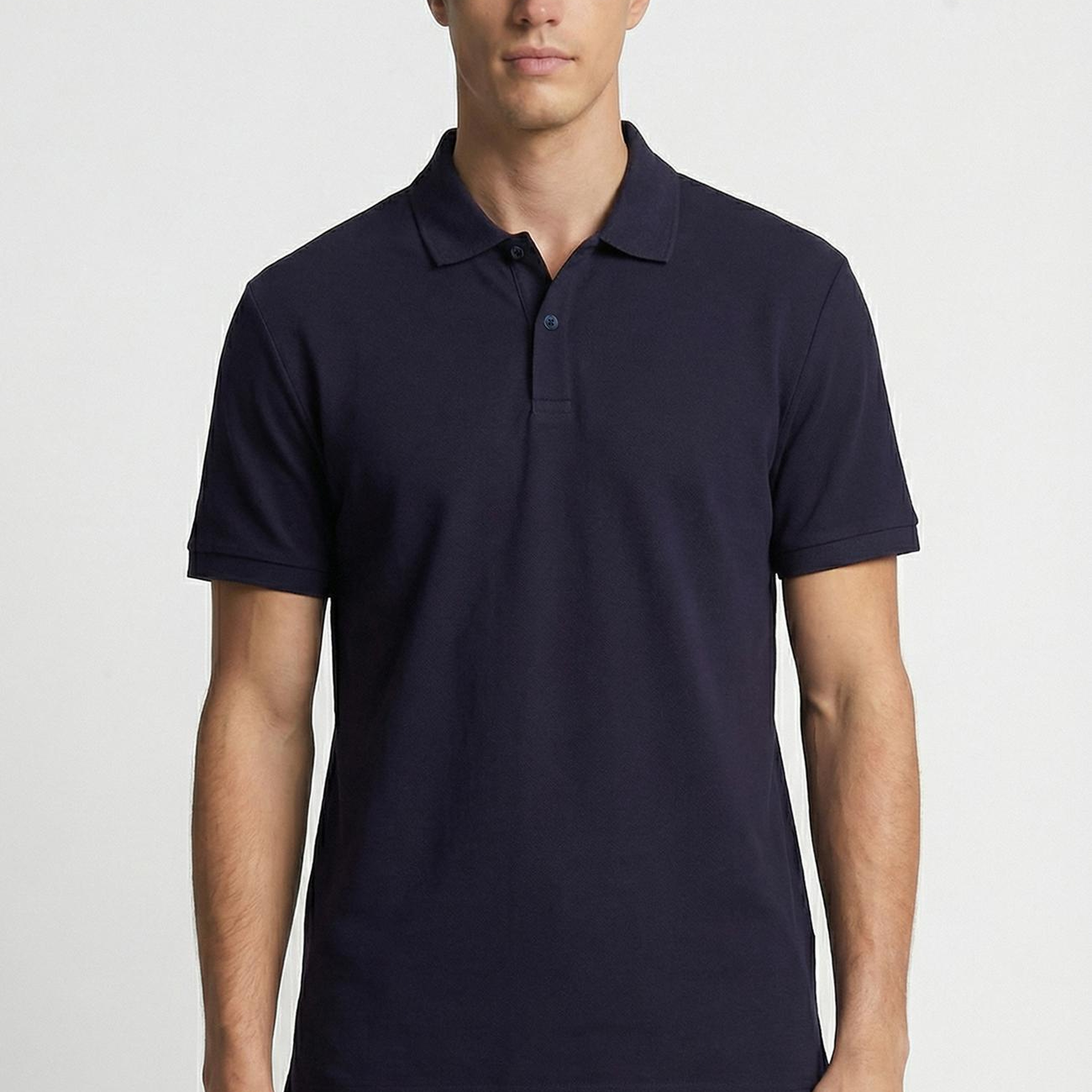 Network Erkek Lacivert Polo Yaka Pike T-Shirt