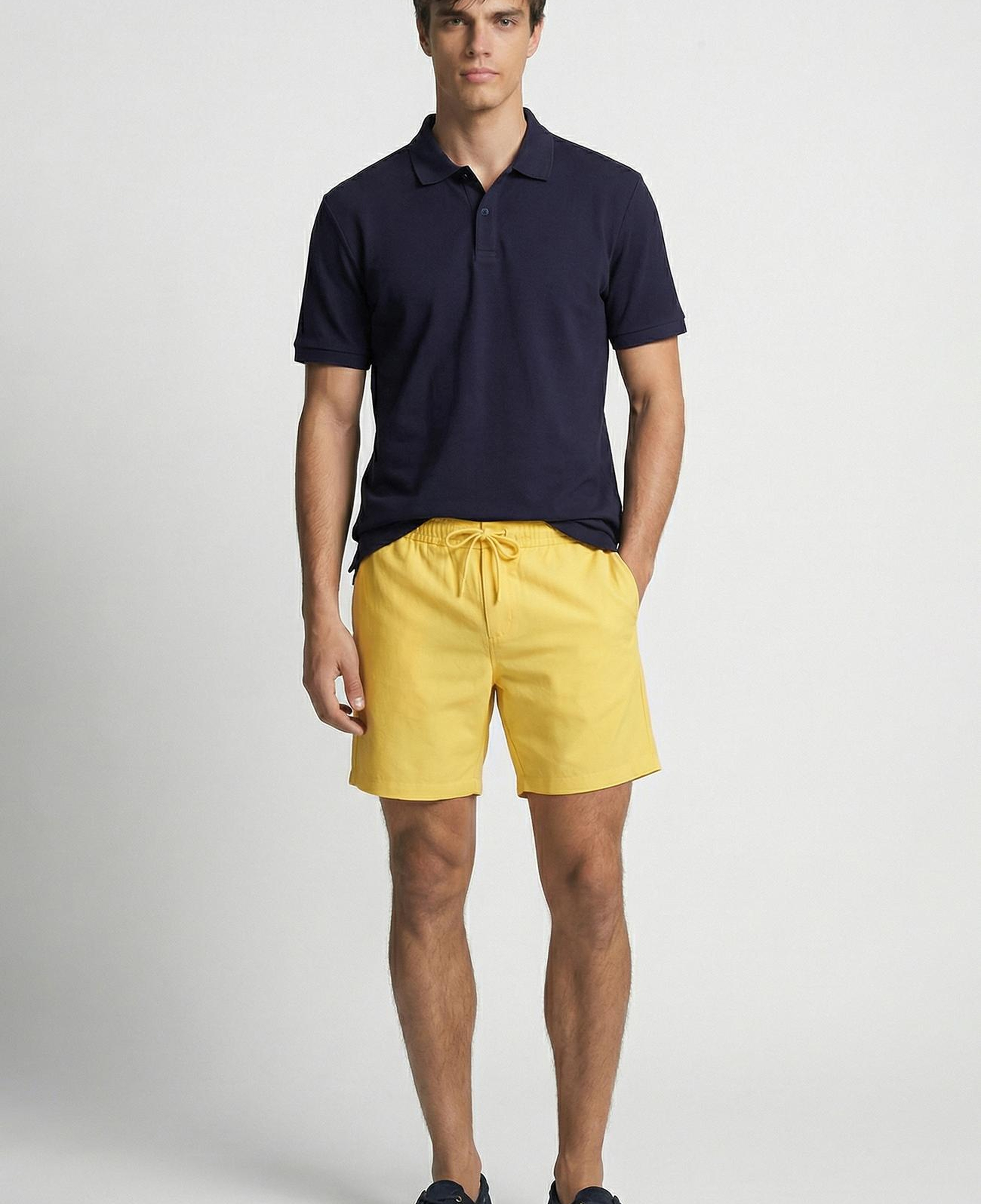Network Erkek Lacivert Polo Yaka Pike T-Shirt