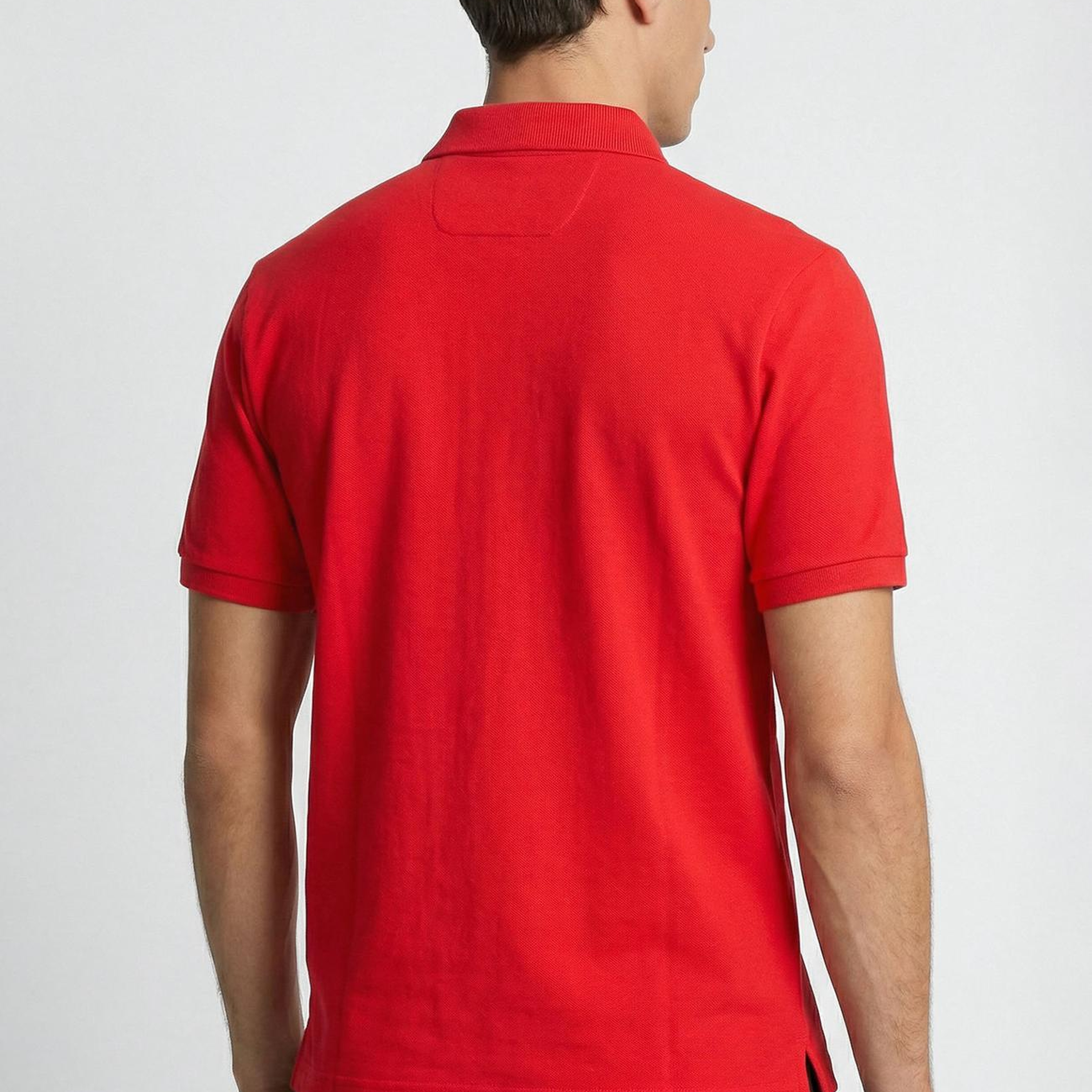 Network Erkek Kırmızı Polo Yaka Pike T-shirt