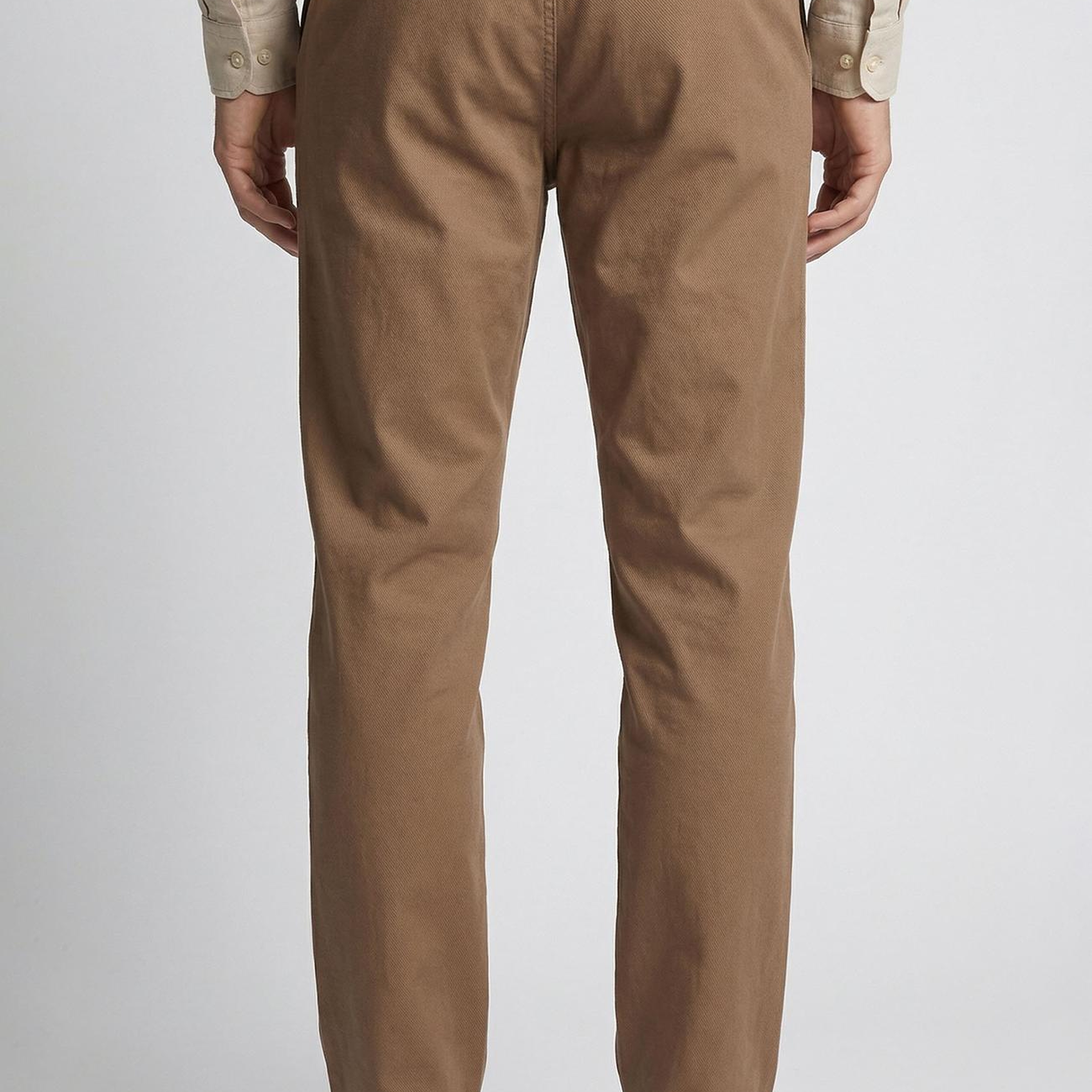 Network Erkek Vizon Slim Fit Diyagonal Chino Pantolon