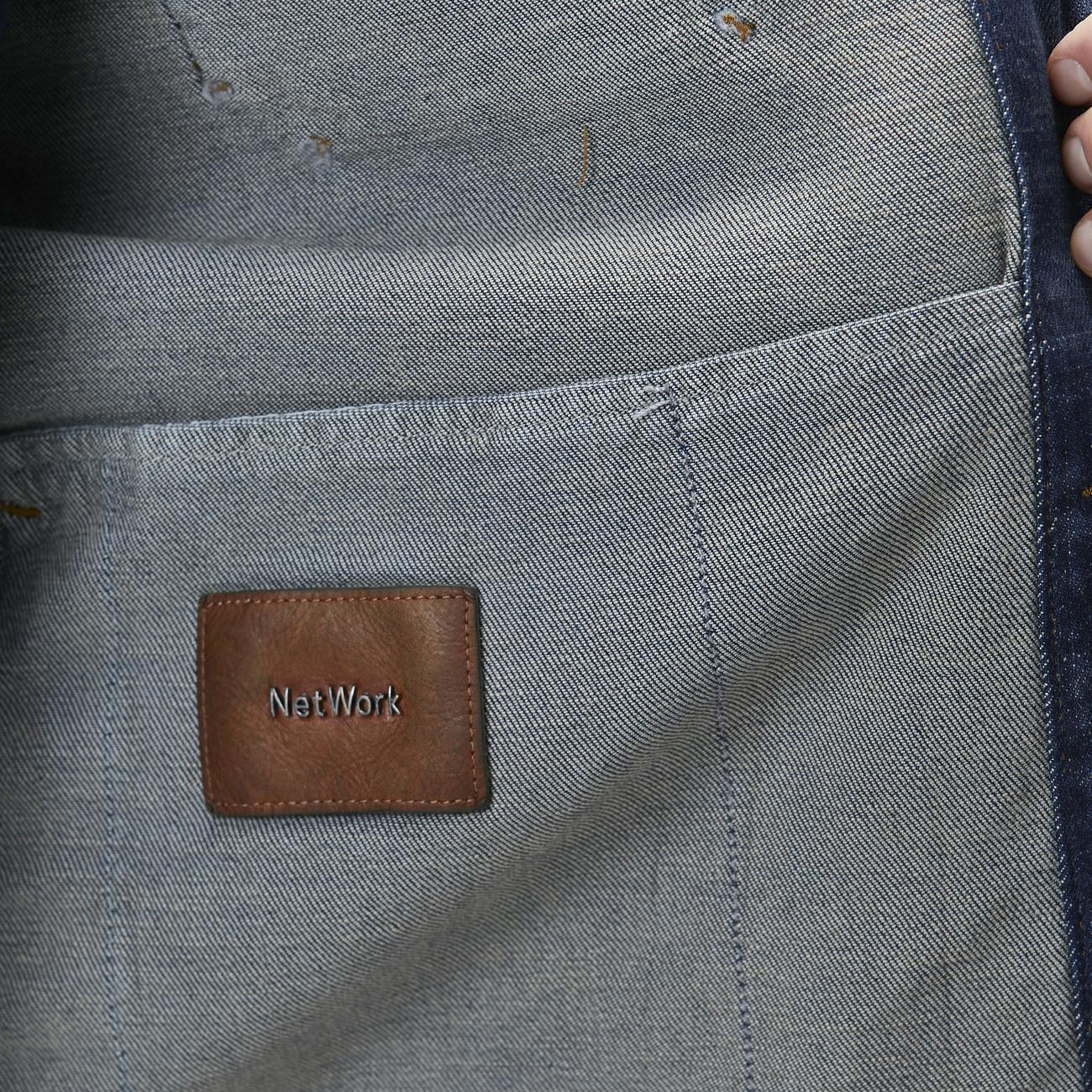 Network Erkek Mavi Denim Gömlek