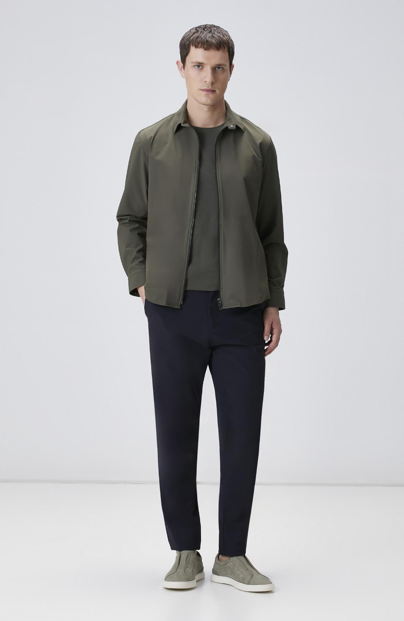Network Erkek Haki Basic T-shirt