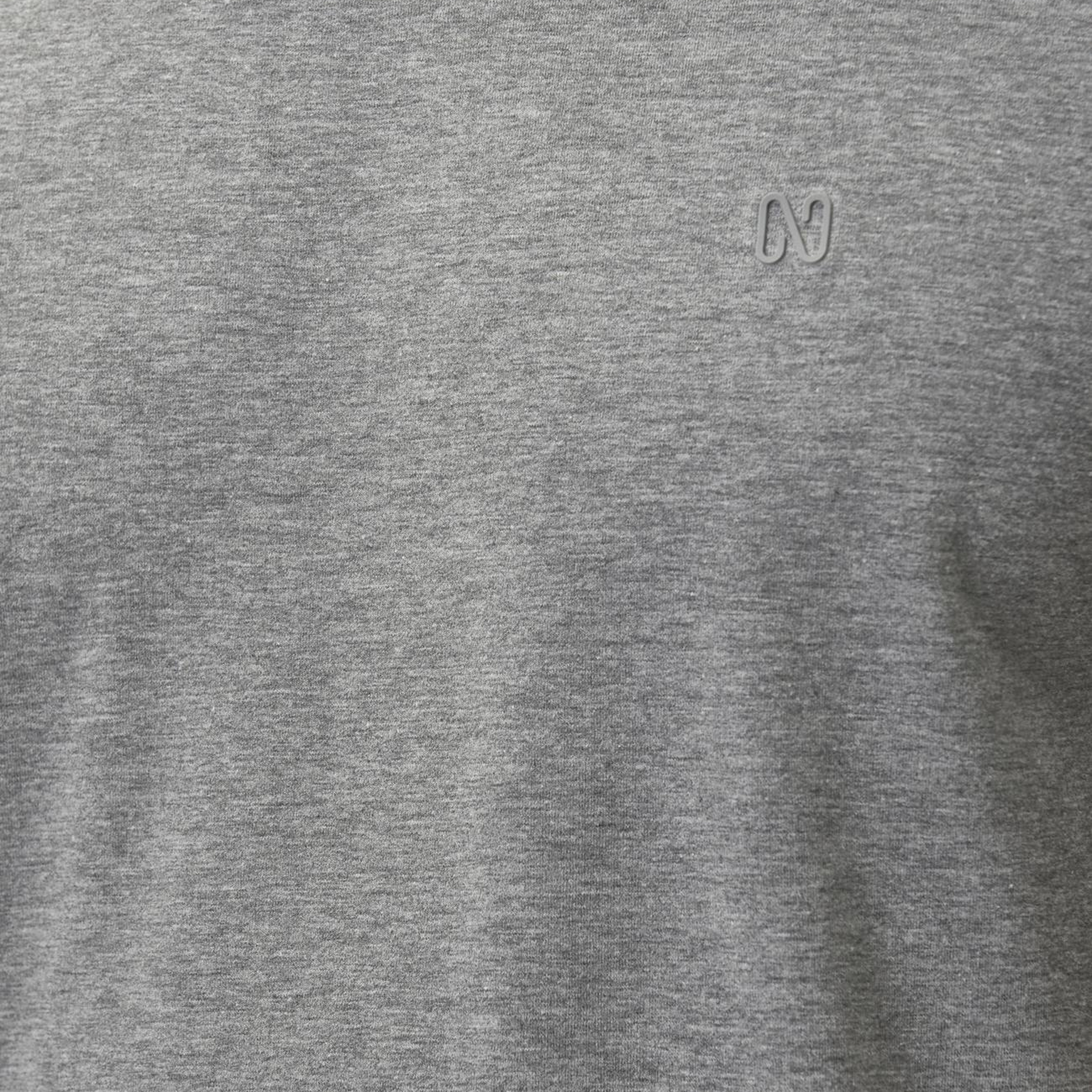 Network Erkek Gri Melanj Basic T-shirt
