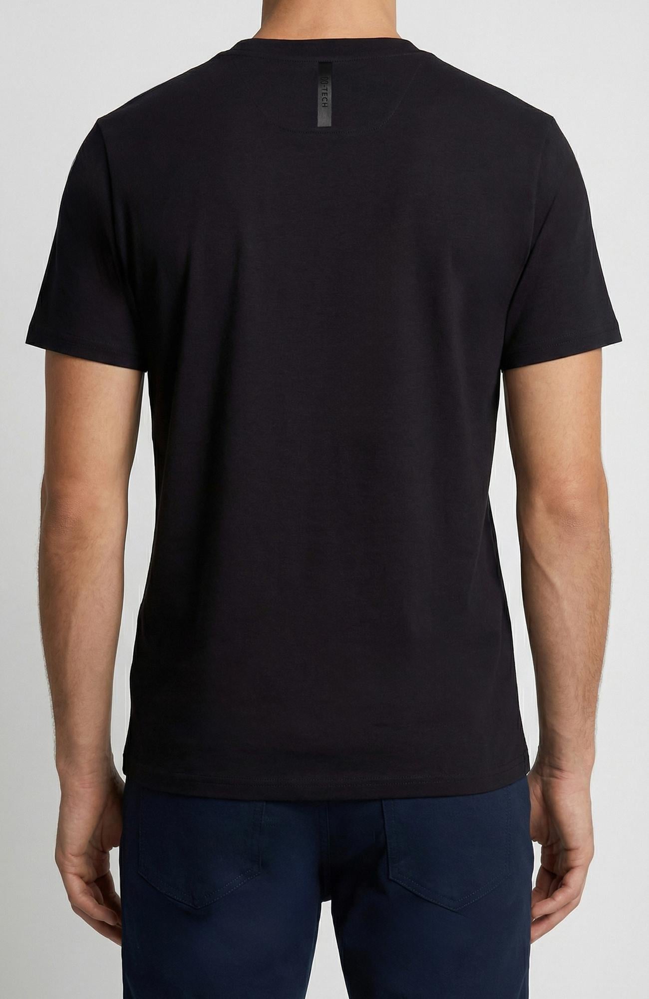 Network Erkek N-Tech Siyah Hologram Baskılı T-shirt