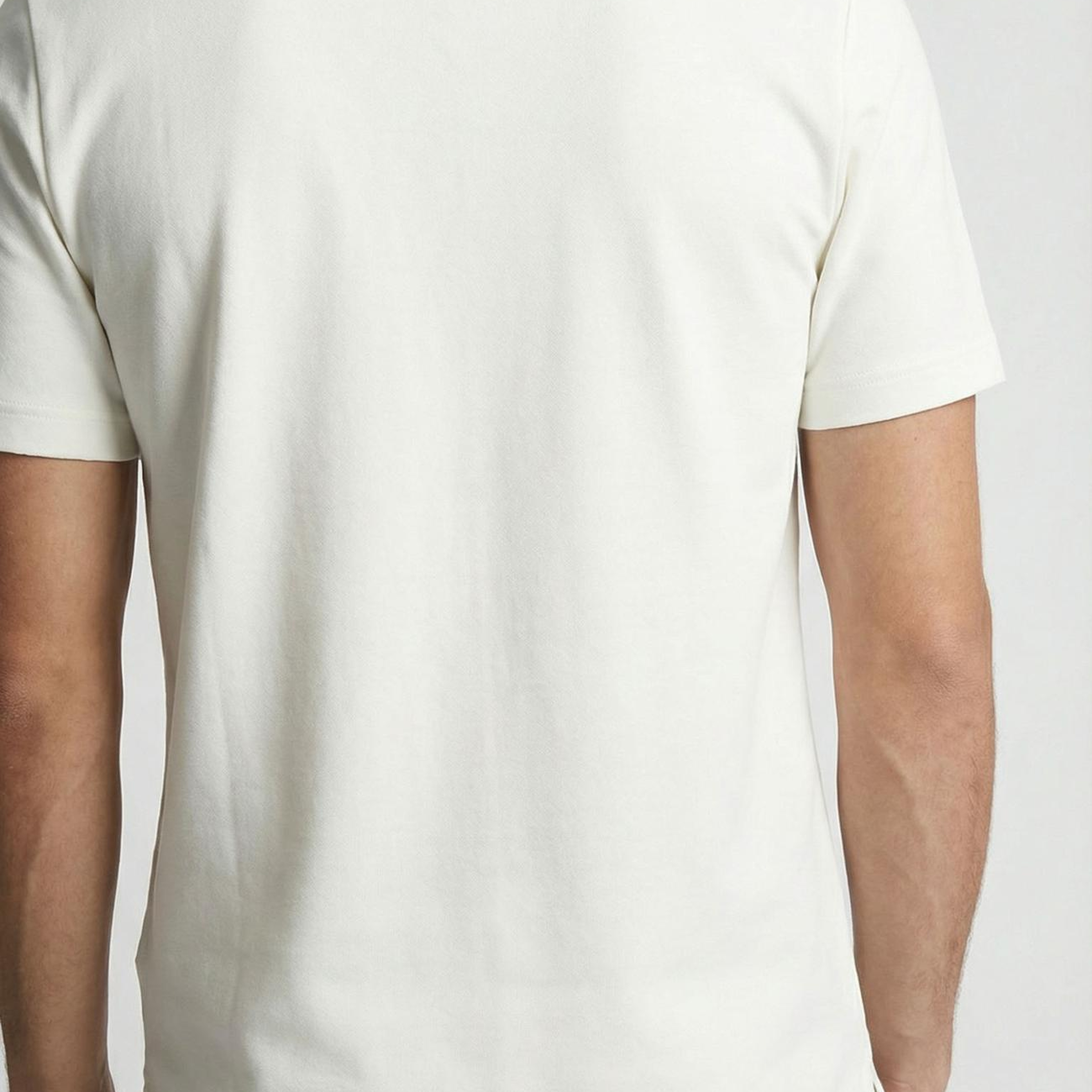 Network Erkek Kırık Beyaz Polo Yaka Fermuarlı Sweatshirt