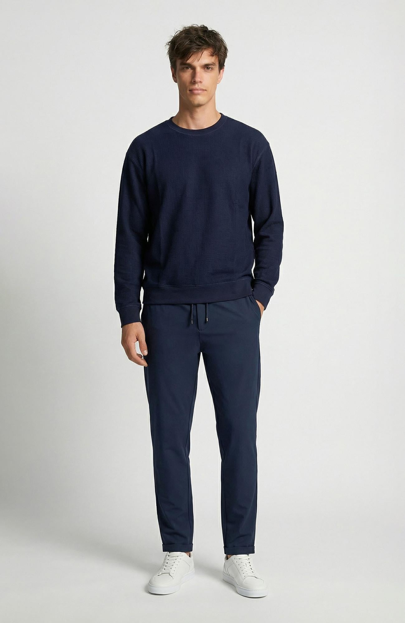 Network Erkek Lacivert N-Tech Merserize Sweatshirt