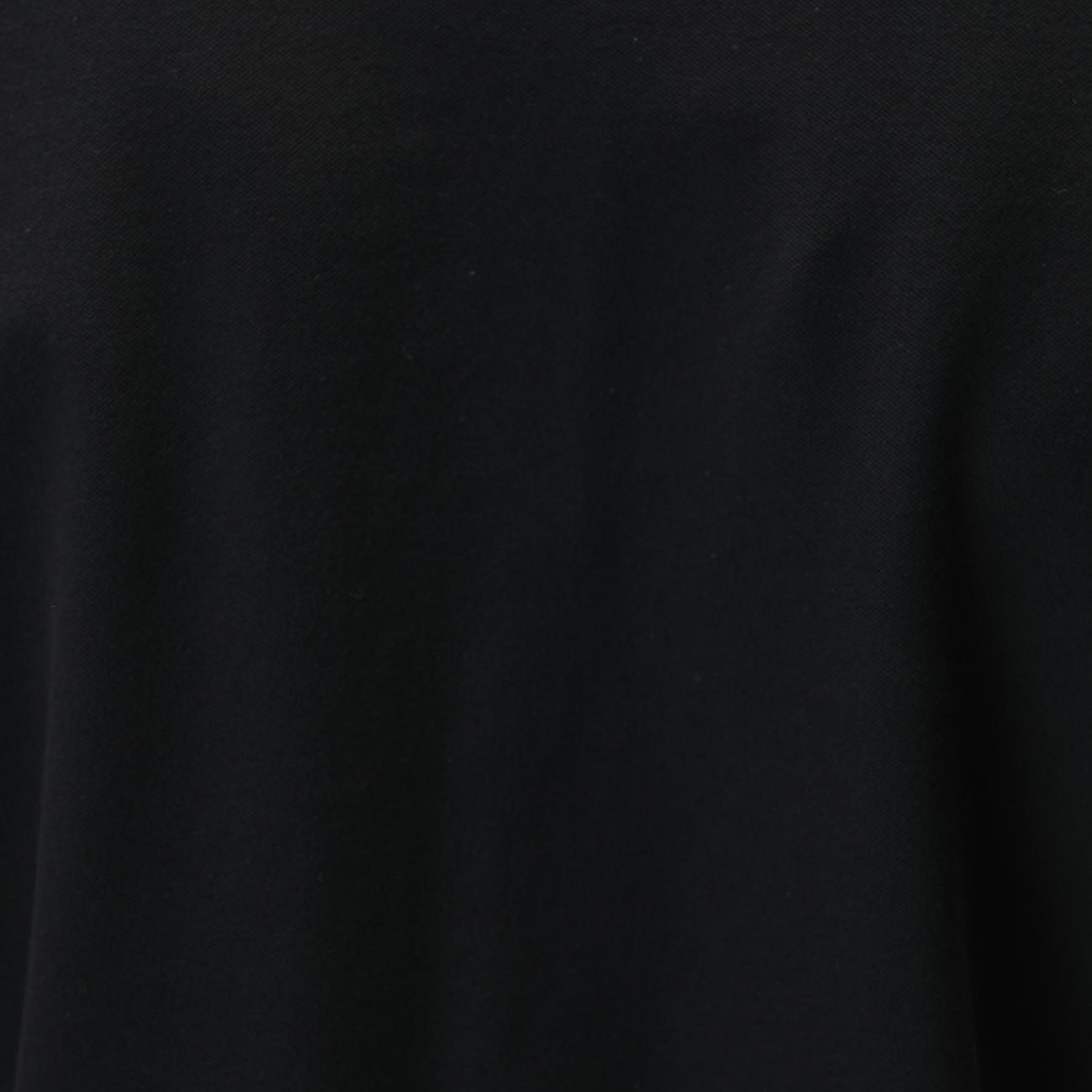 Network Erkek Siyah Polo Yaka Enjeksiyon Baskılı T-shirt