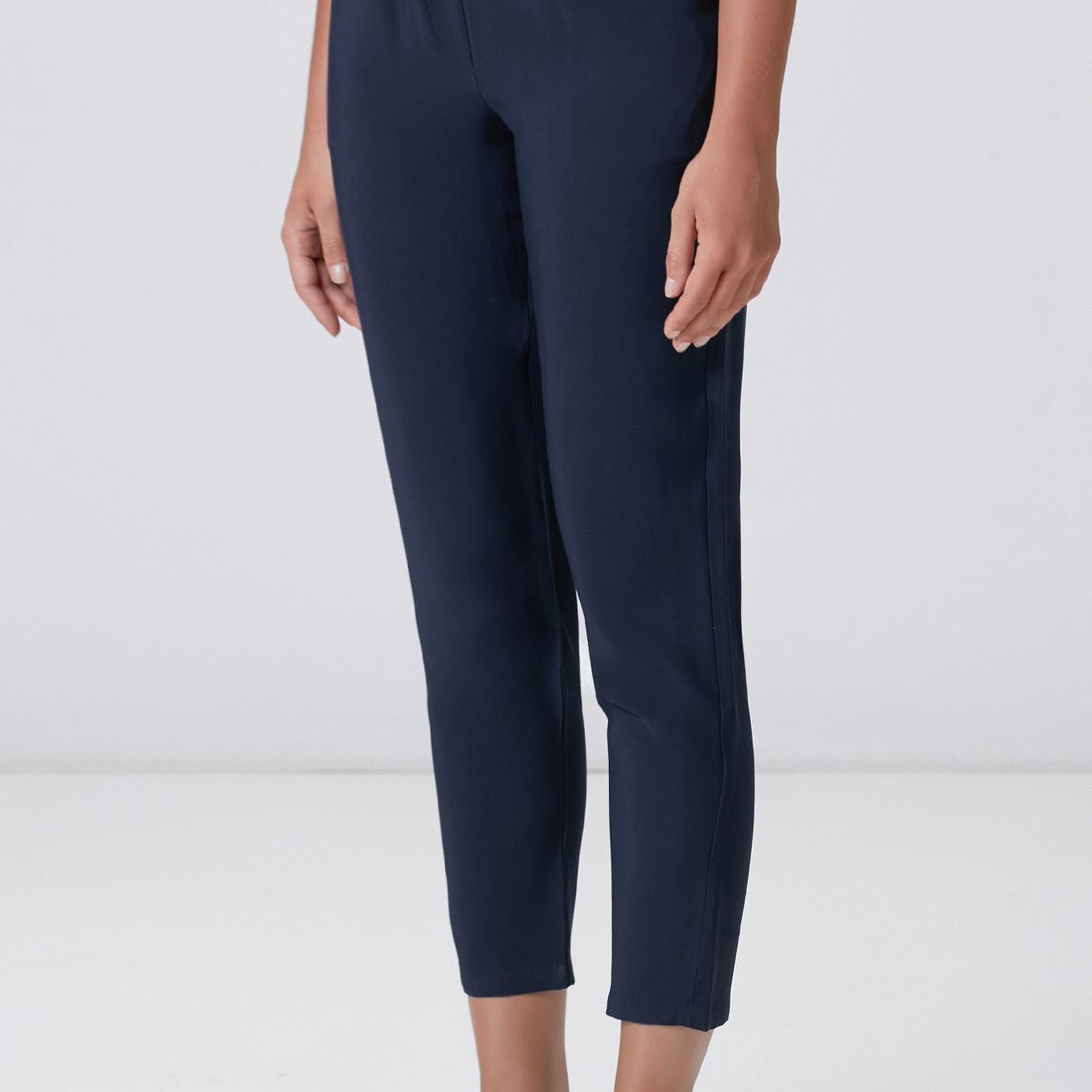 Network Kadın Lacivert Diyagonal Basic Jogger Pantolon