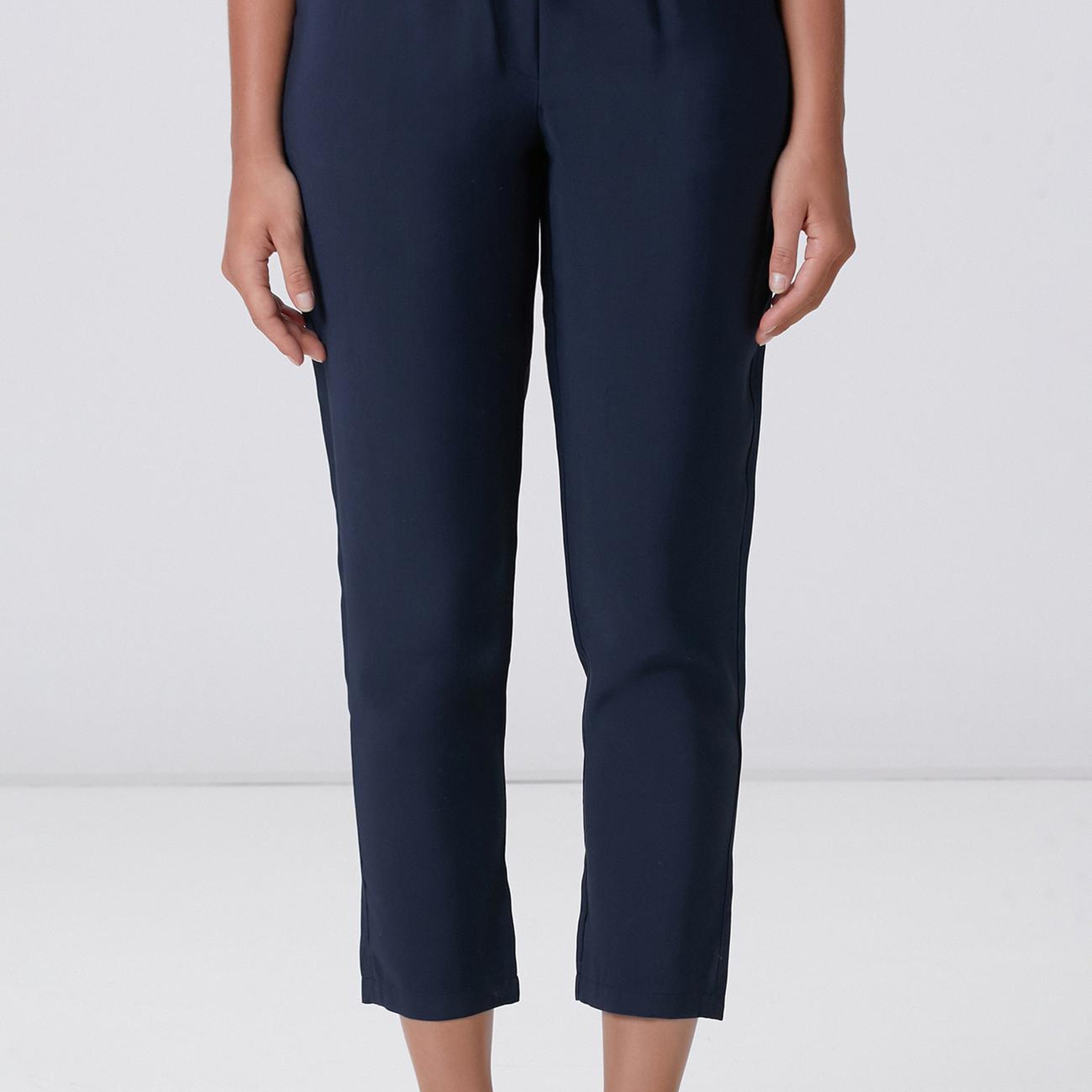 Network Kadın Lacivert Diyagonal Basic Jogger Pantolon