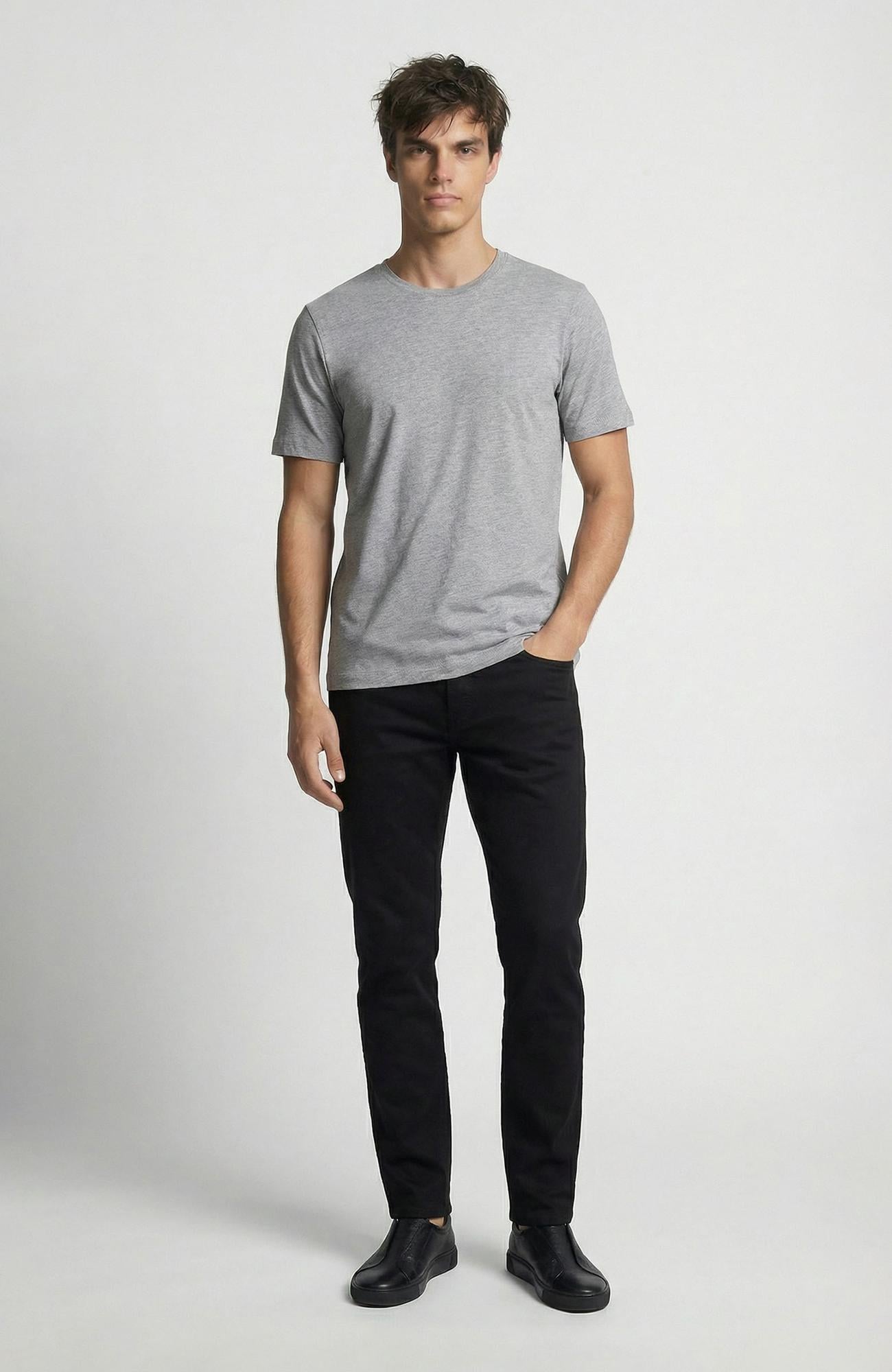 Network Erkek Siyah Casual Pantolon