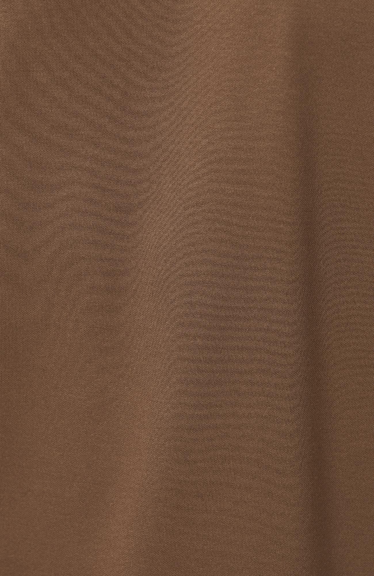 Network Erkek Kahverengi Pike Desen Basic T-shirt
