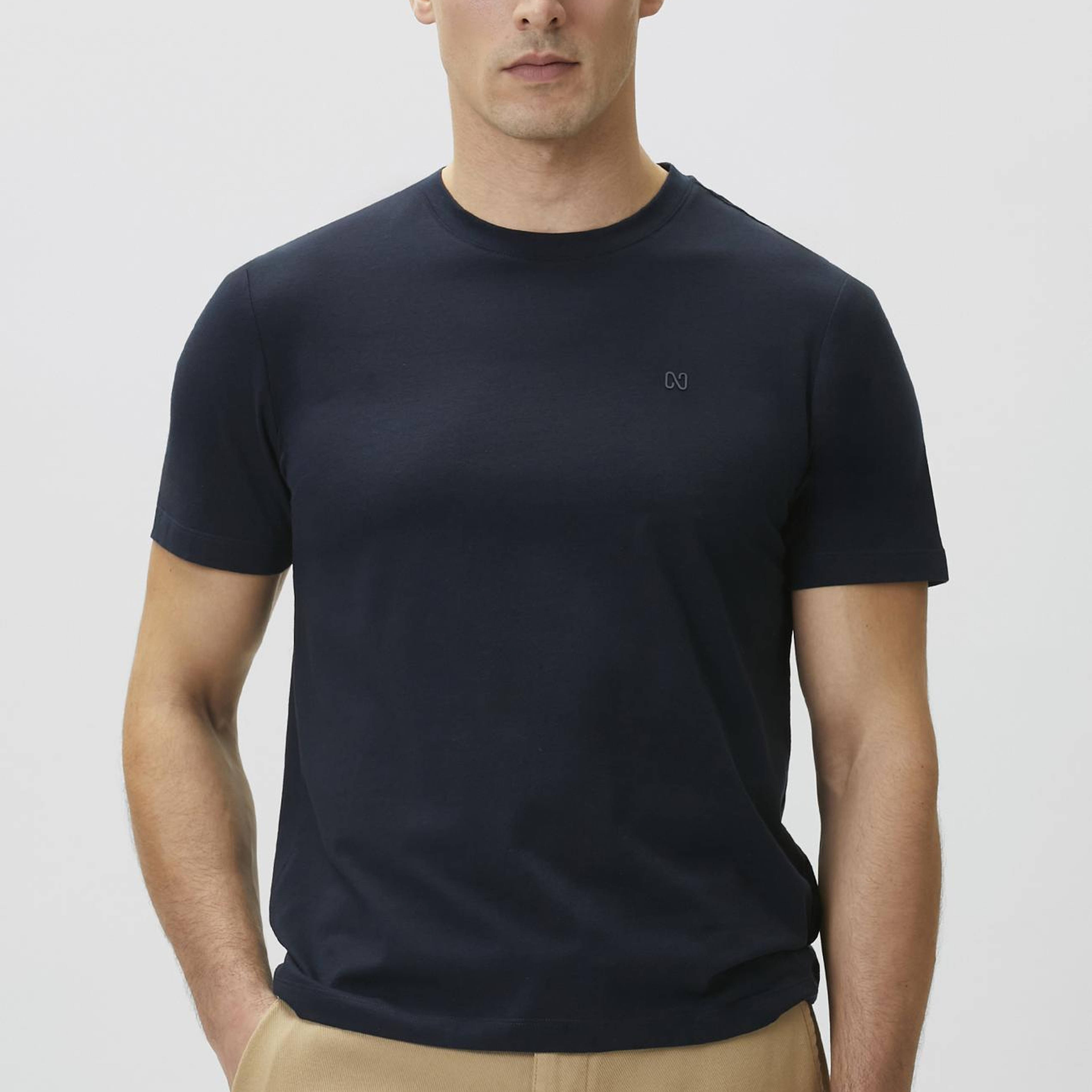 Network Erkek Lacivert Basic T-shirt