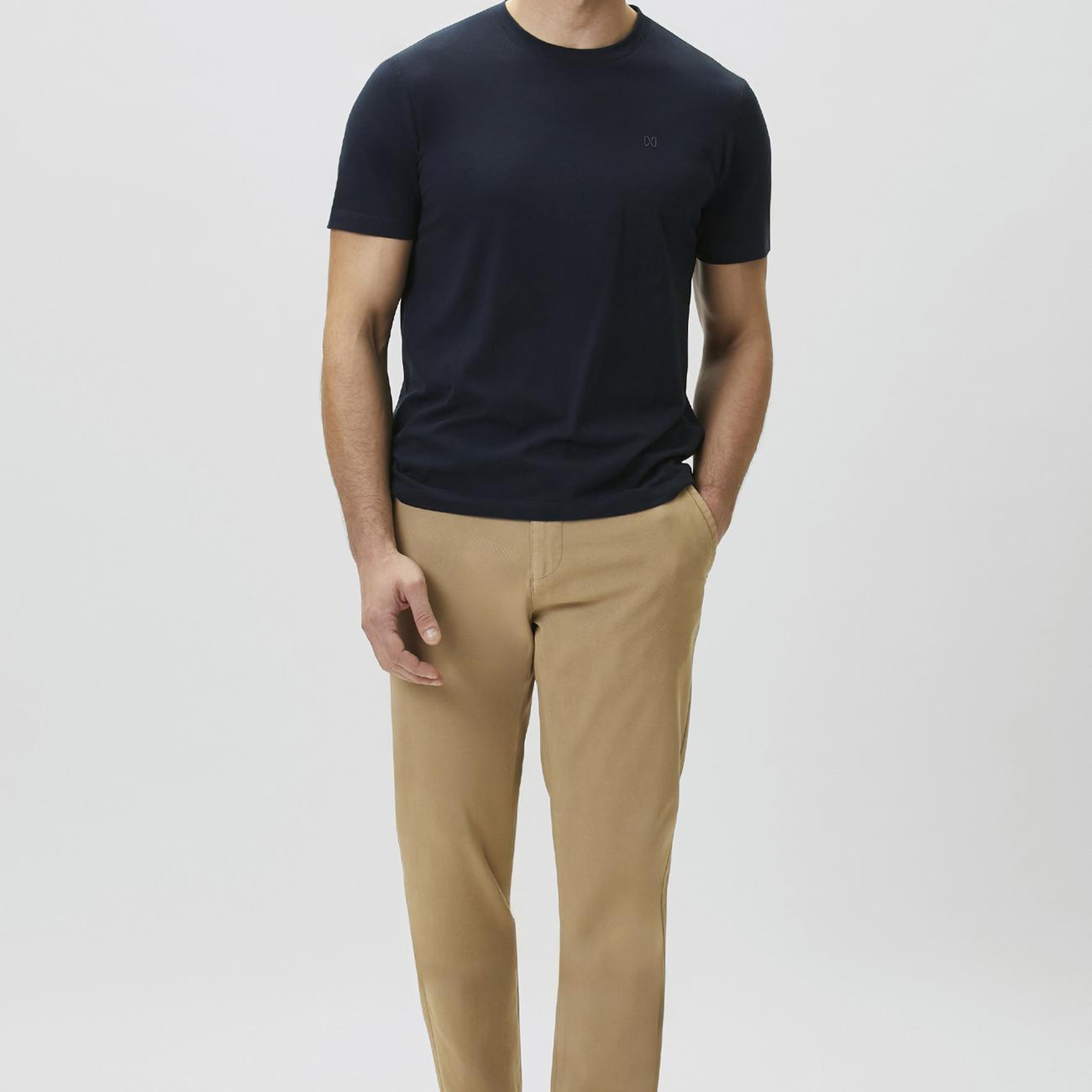 Network Erkek Lacivert Basic T-shirt