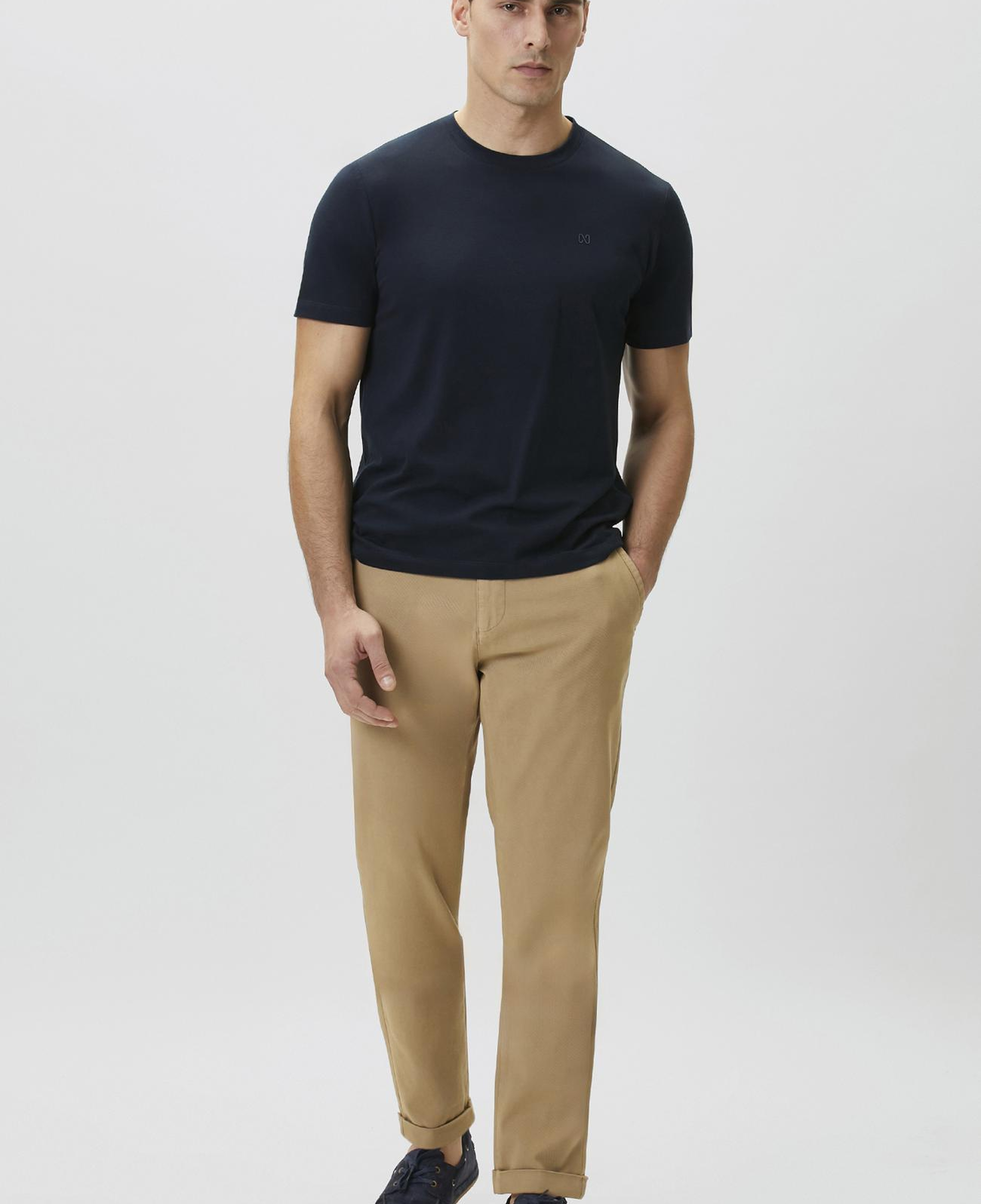 Network Erkek Lacivert Basic T-shirt