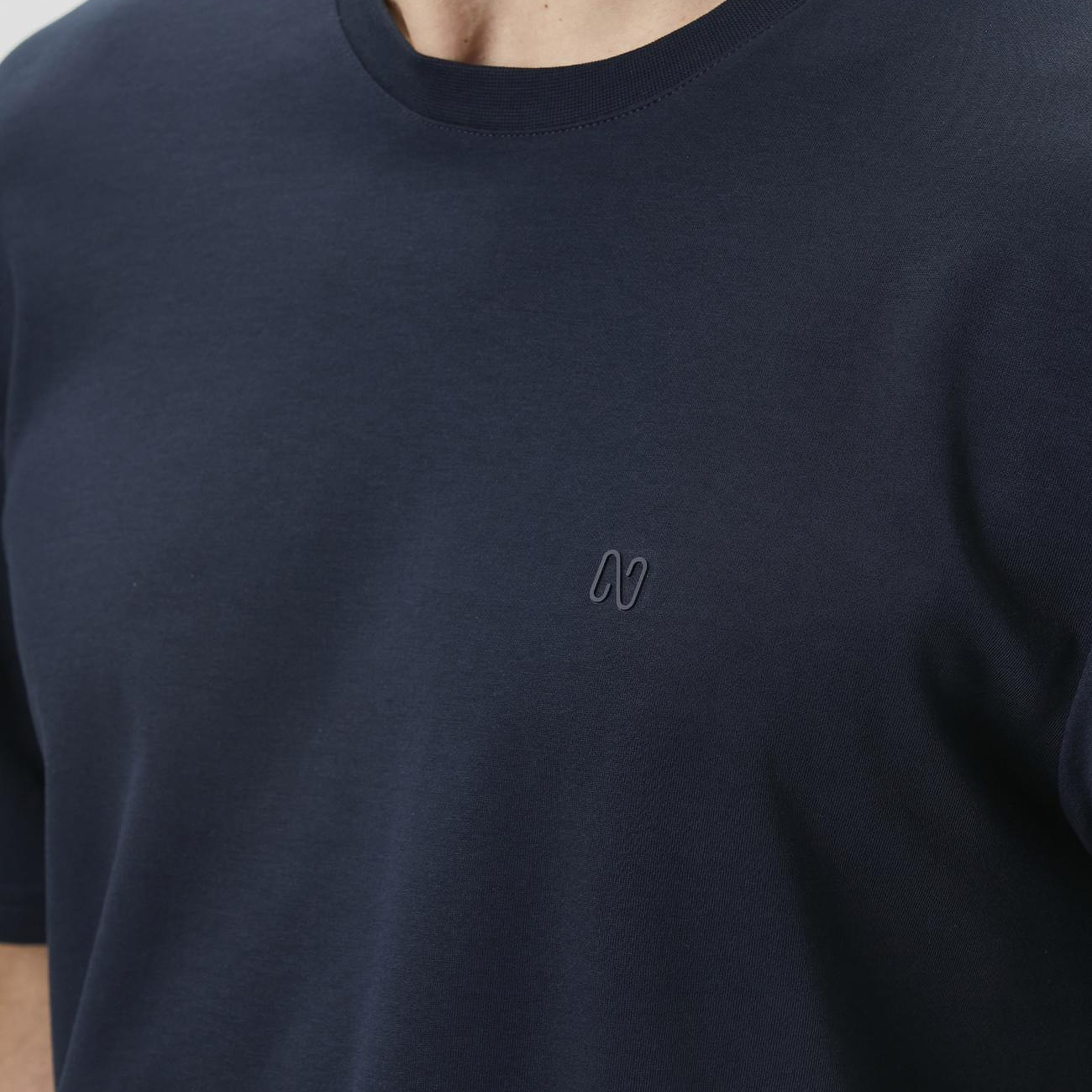 Network Erkek Lacivert Comfort Fit T-shirt