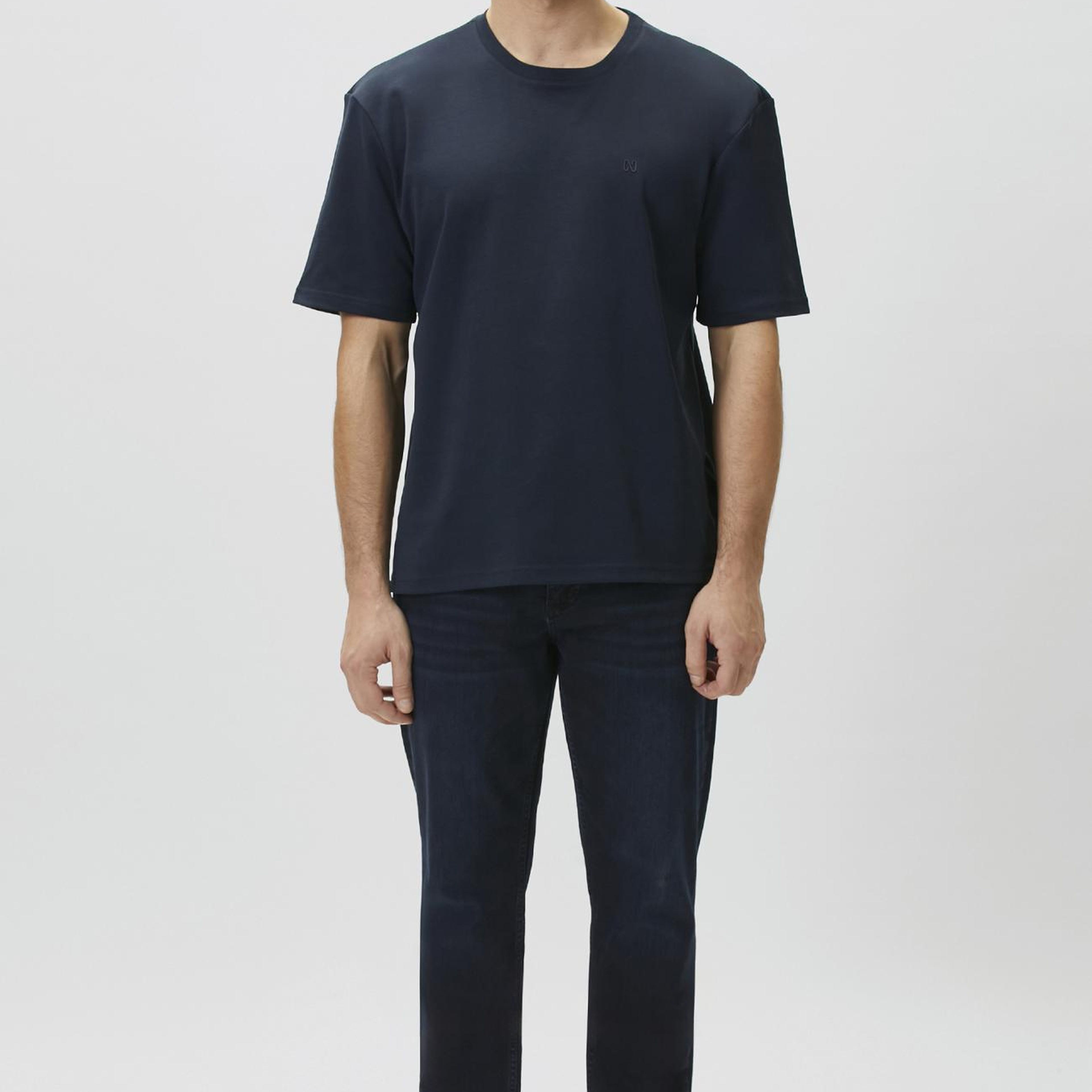 Network Erkek Lacivert Comfort Fit T-shirt