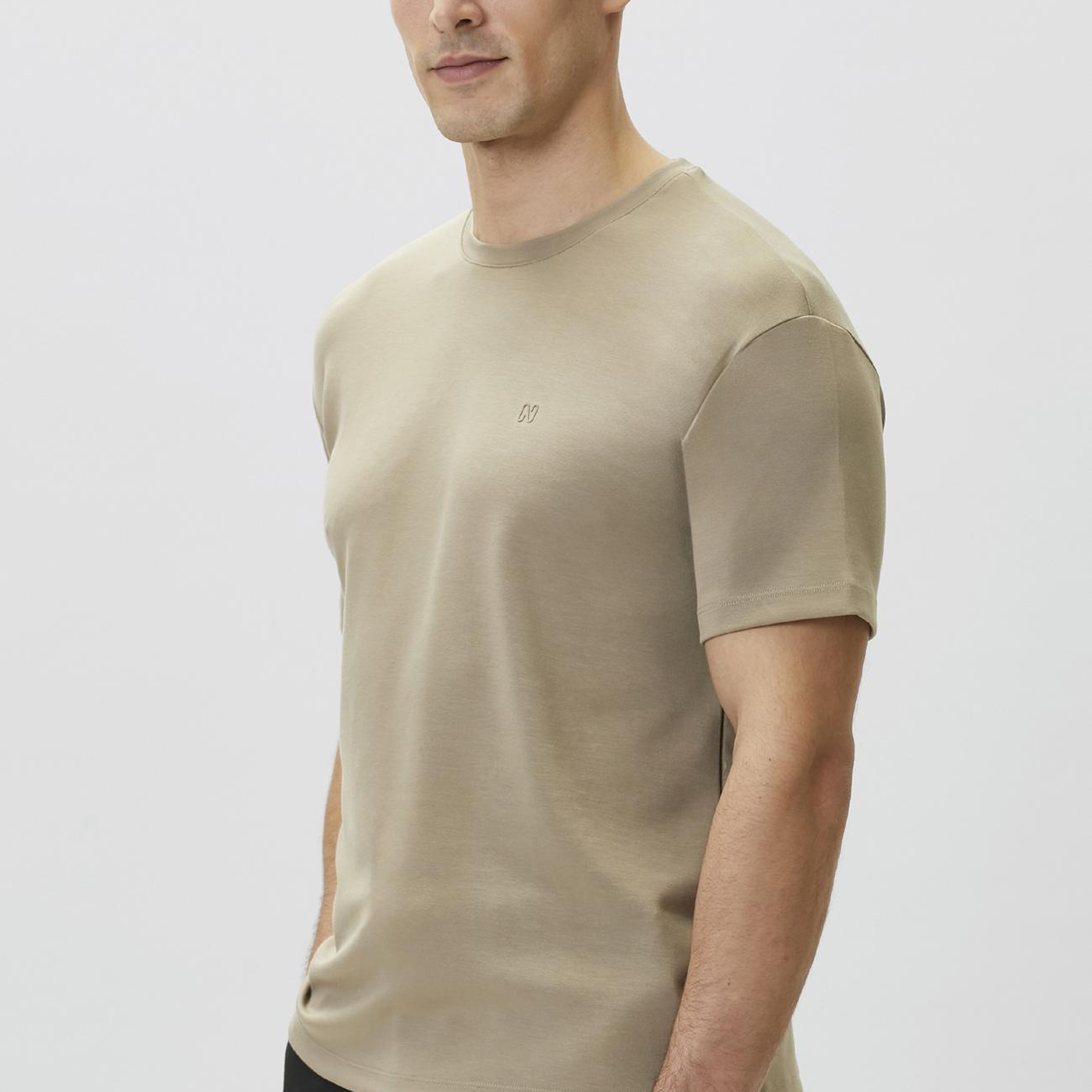 Network Erkek Vizon Basic Modal T-shirt