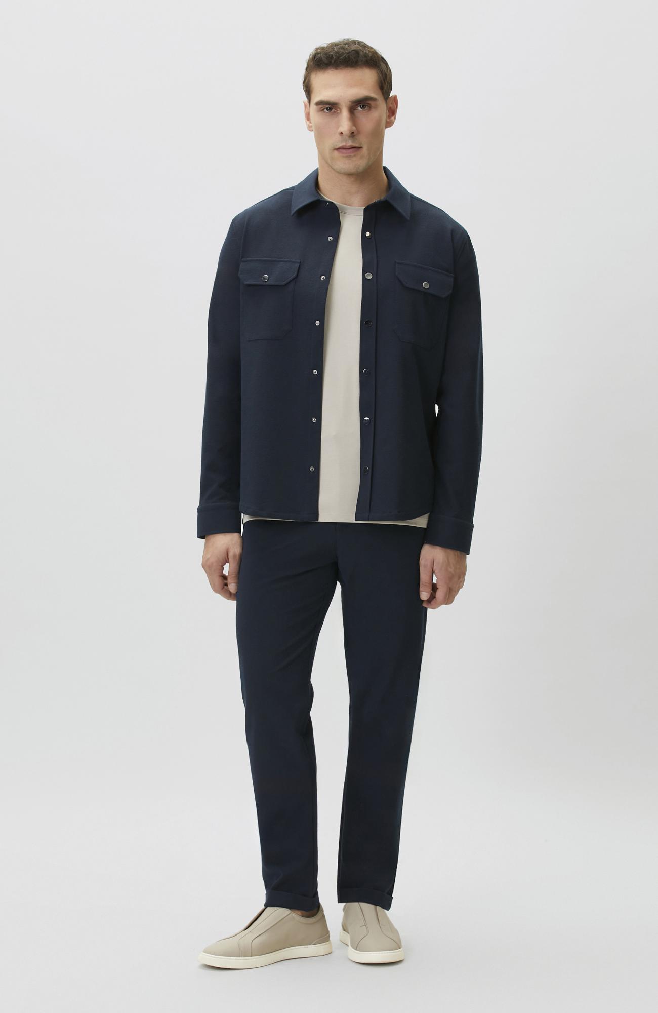 Network Erkek Bej Basic Modal T-shirt