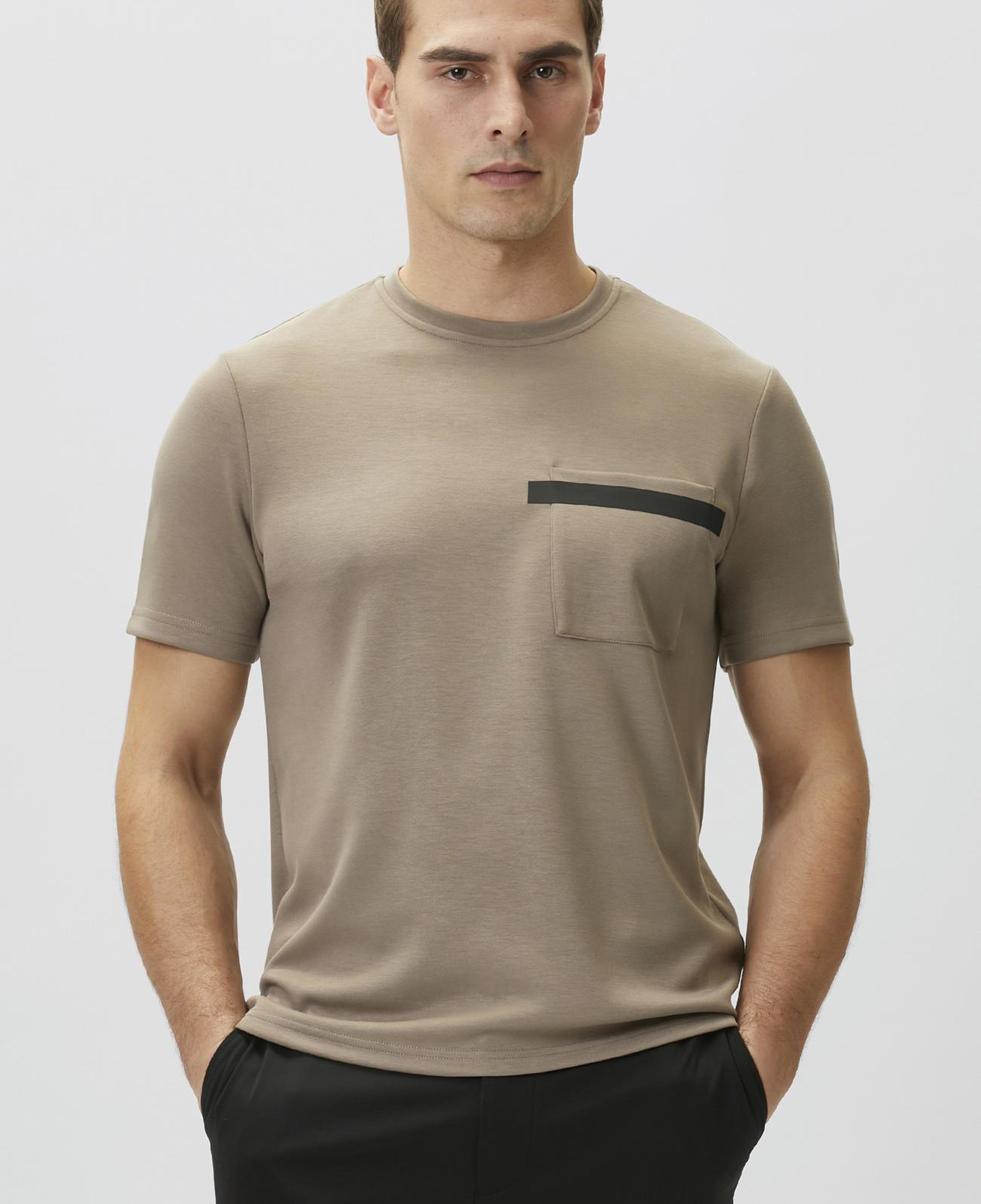 Network Erkek Vizon Baskı Detaylı T-shirt