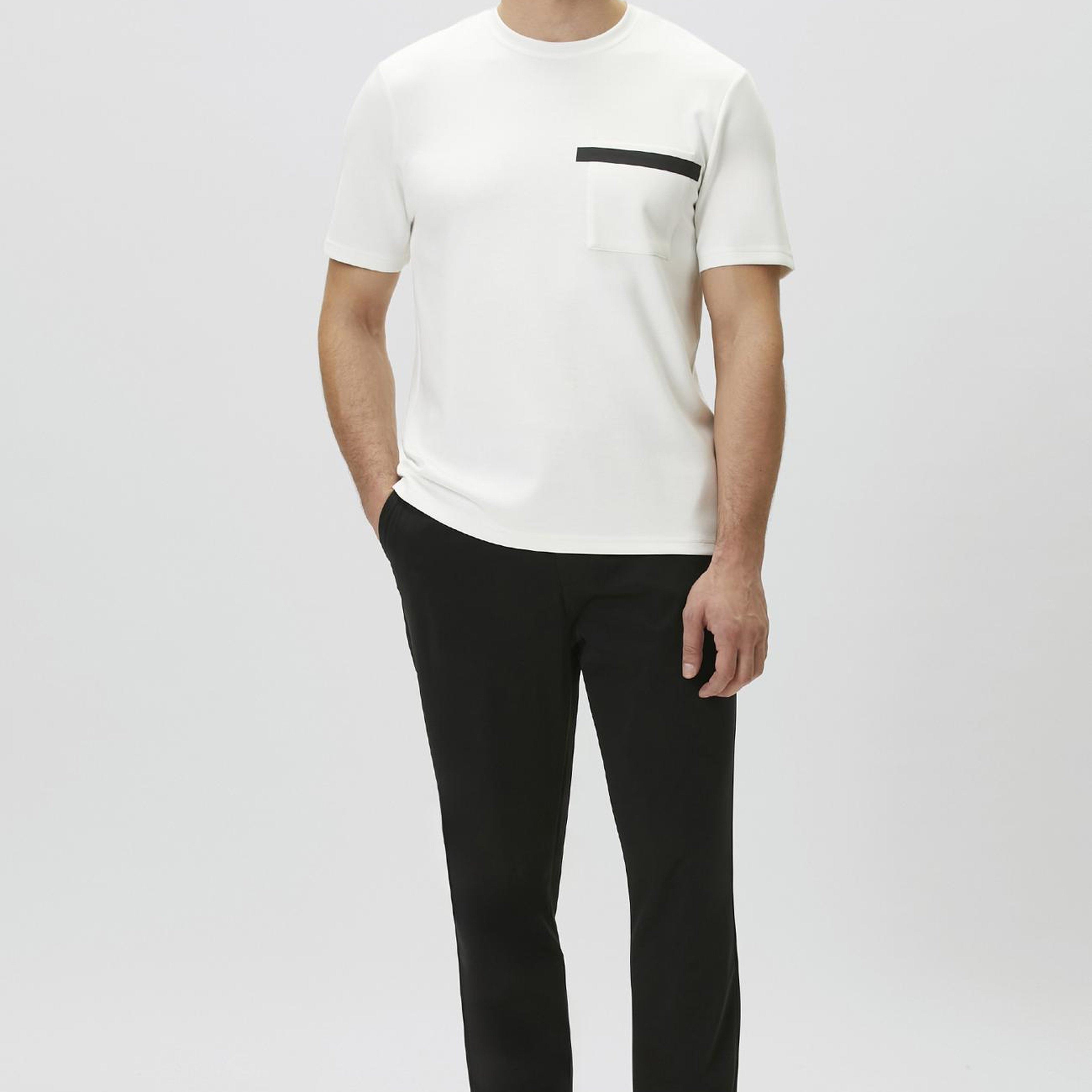 Network Erkek Ekru Baskı Detaylı T-shirt