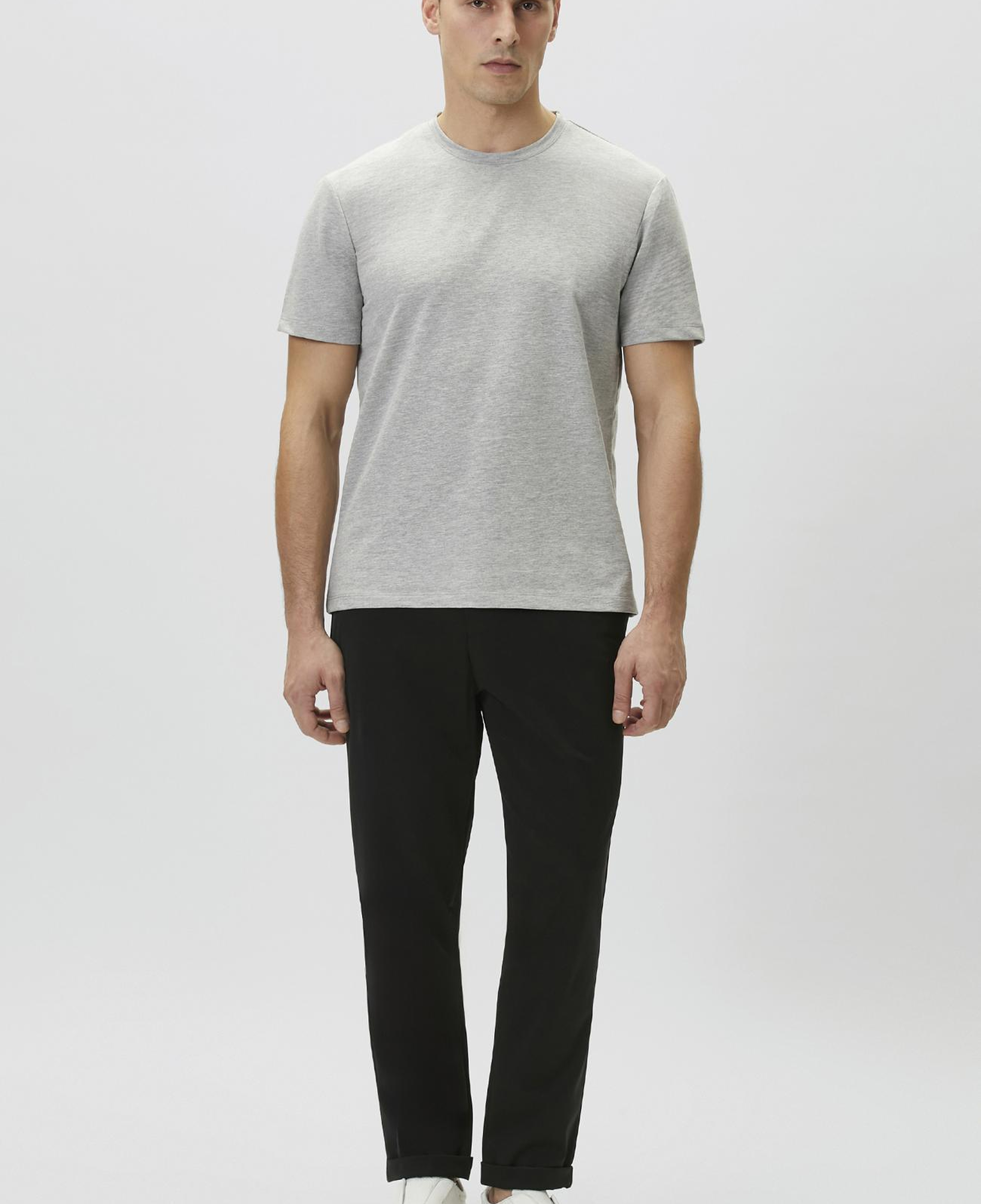 Network Erkek N-Tech Gri Melanj T-shirt