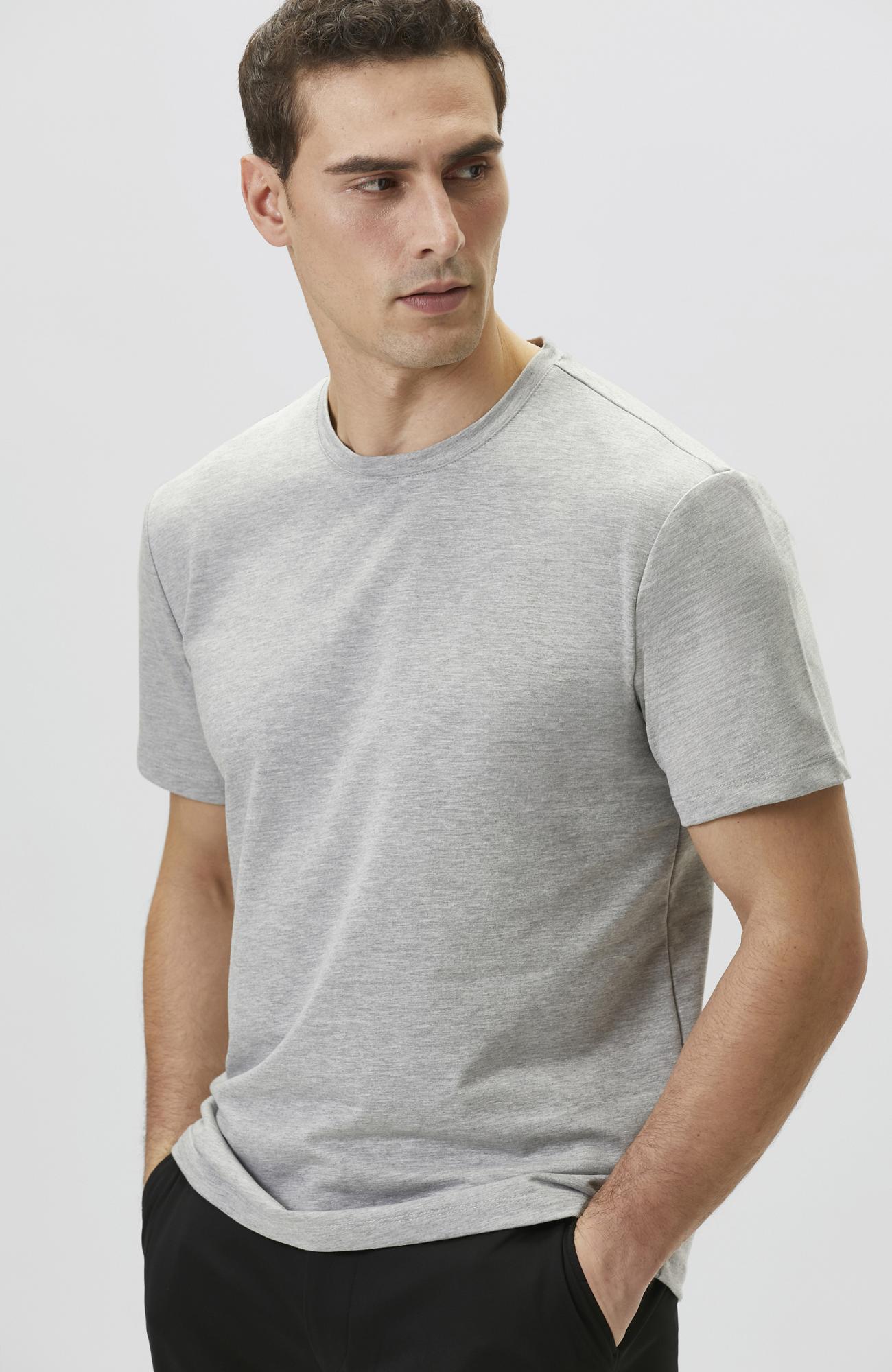 Network Erkek N-Tech Gri Melanj T-shirt