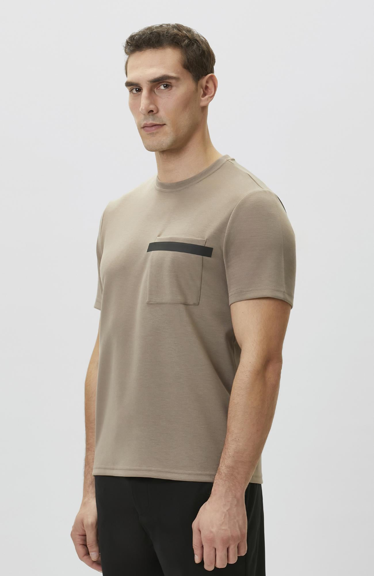 Network Erkek Vizon Baskı Detaylı T-shirt