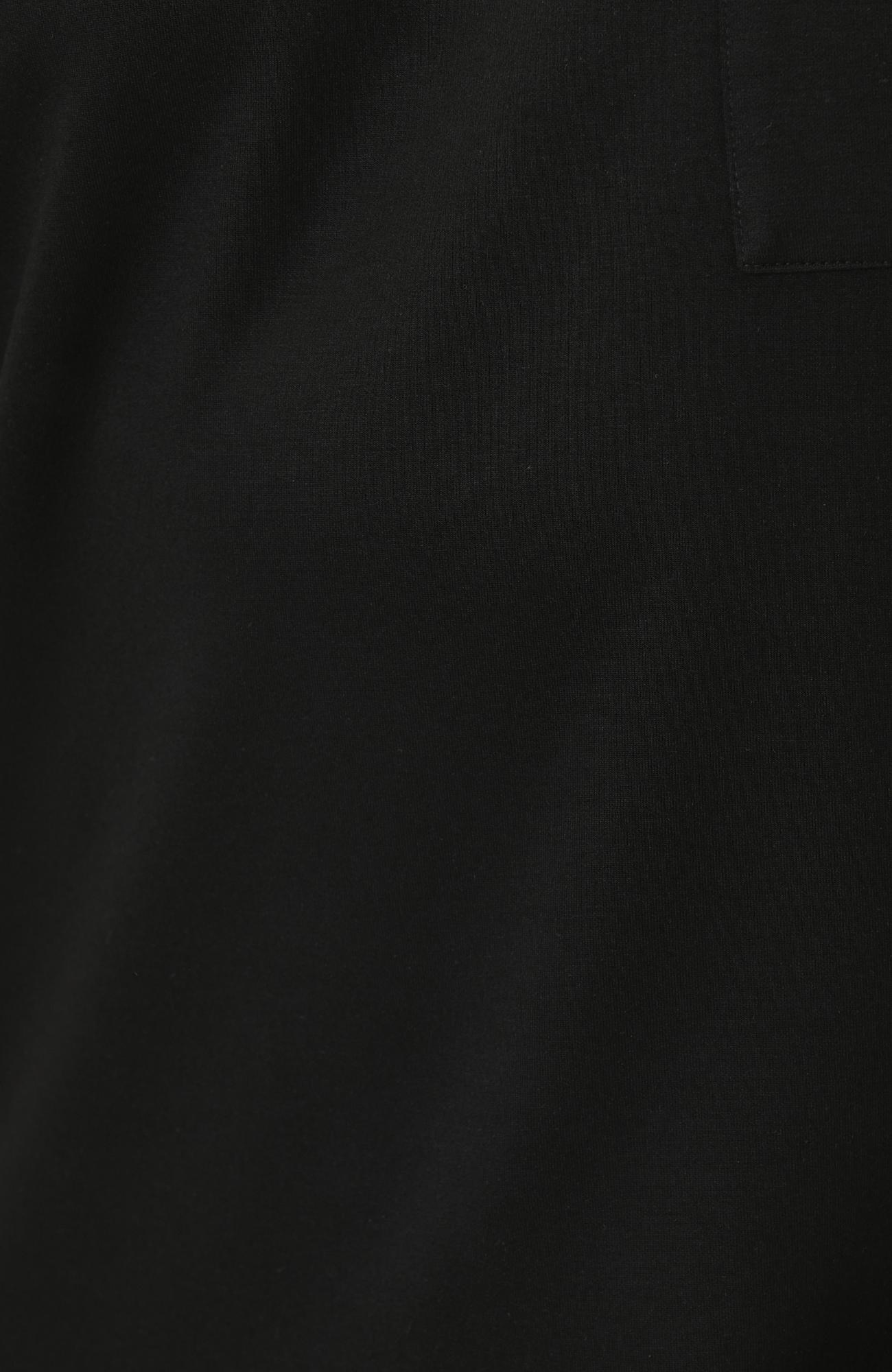Network Erkek Siyah Baskı Detaylı T-shirt