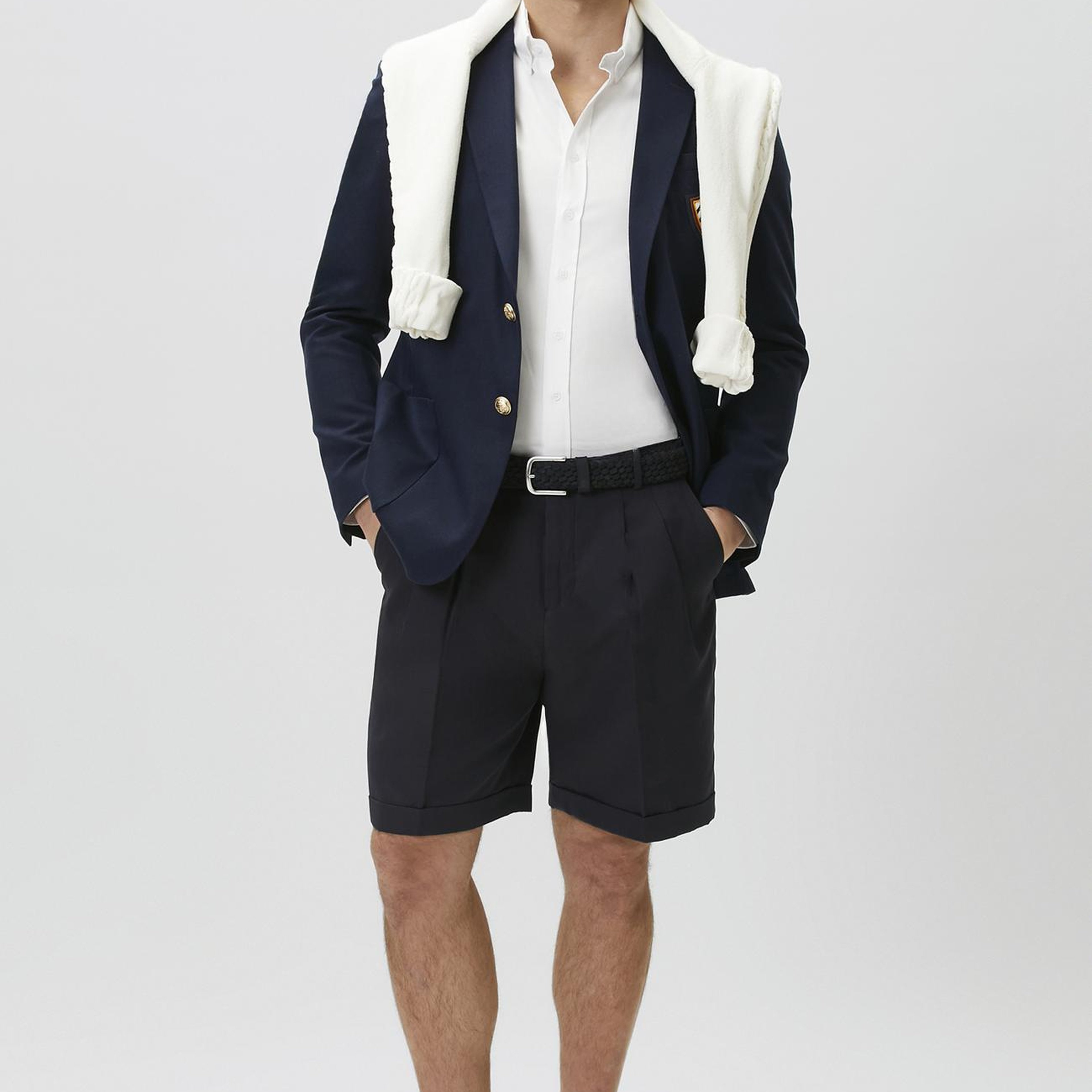 Network Erkek Slim Fit Beyaz Oxford Gömlek