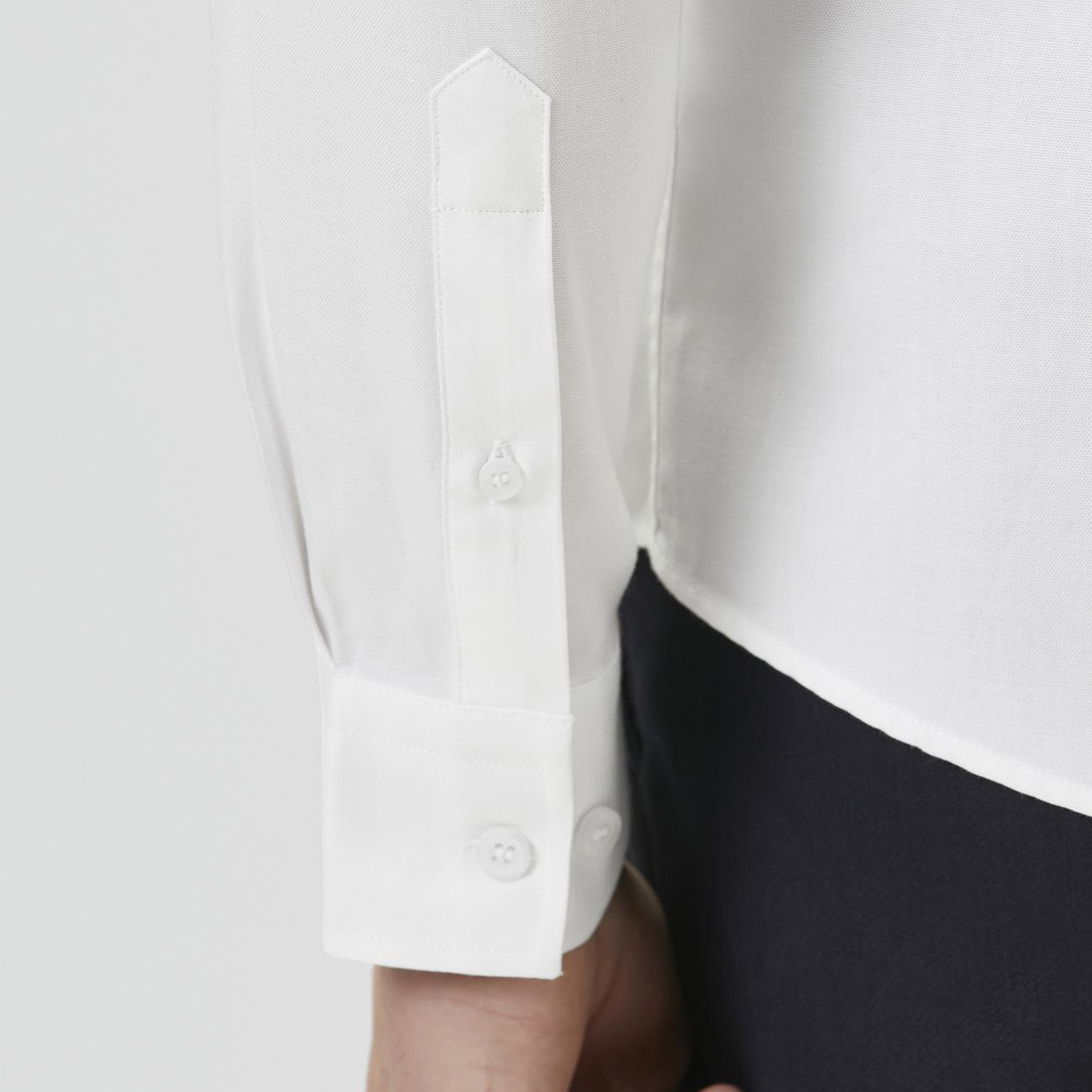 Network Erkek Slim Fit Beyaz Oxford Gömlek