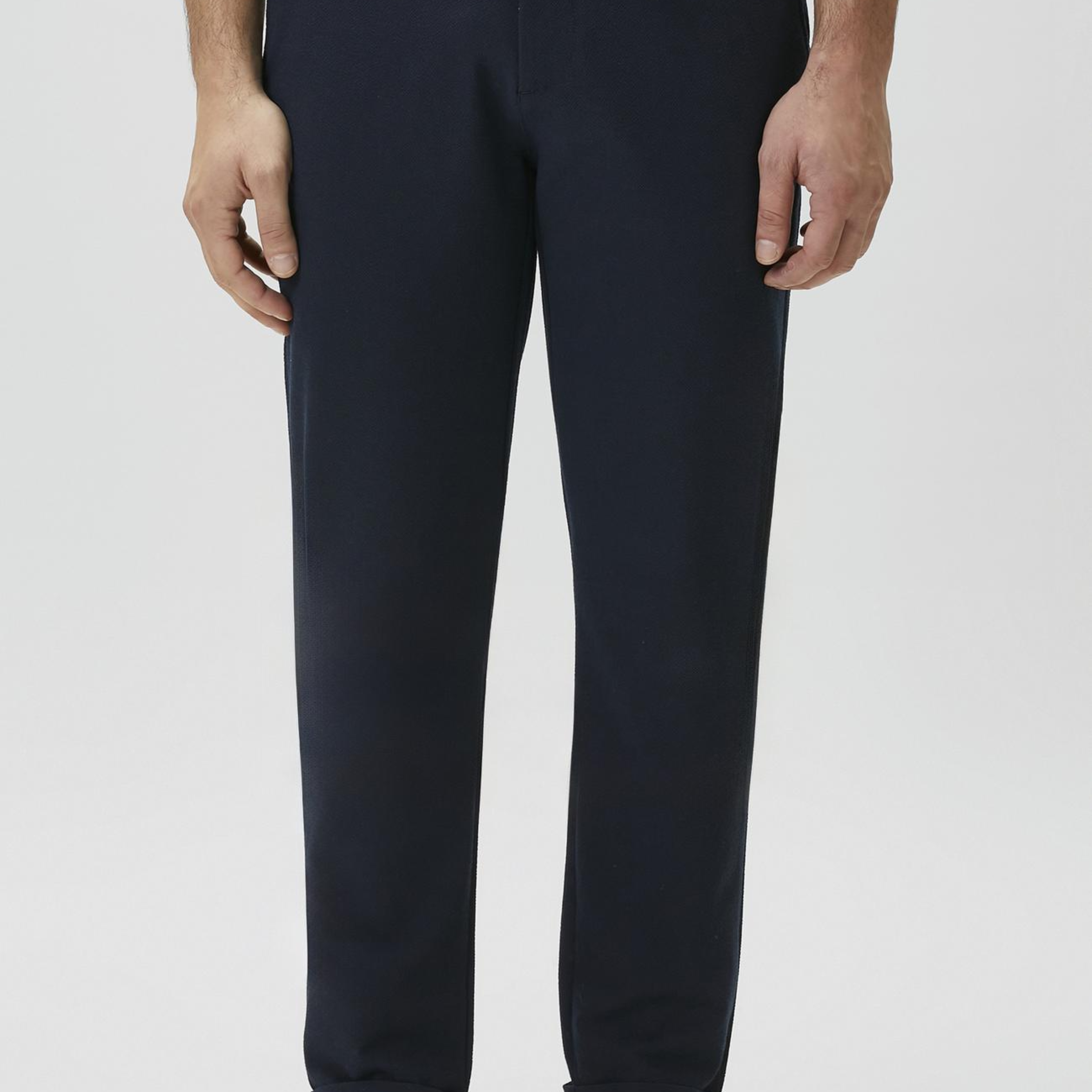 Network Erkek Jogger Fit Lacivert Gofreli Dokuma Pantolon
