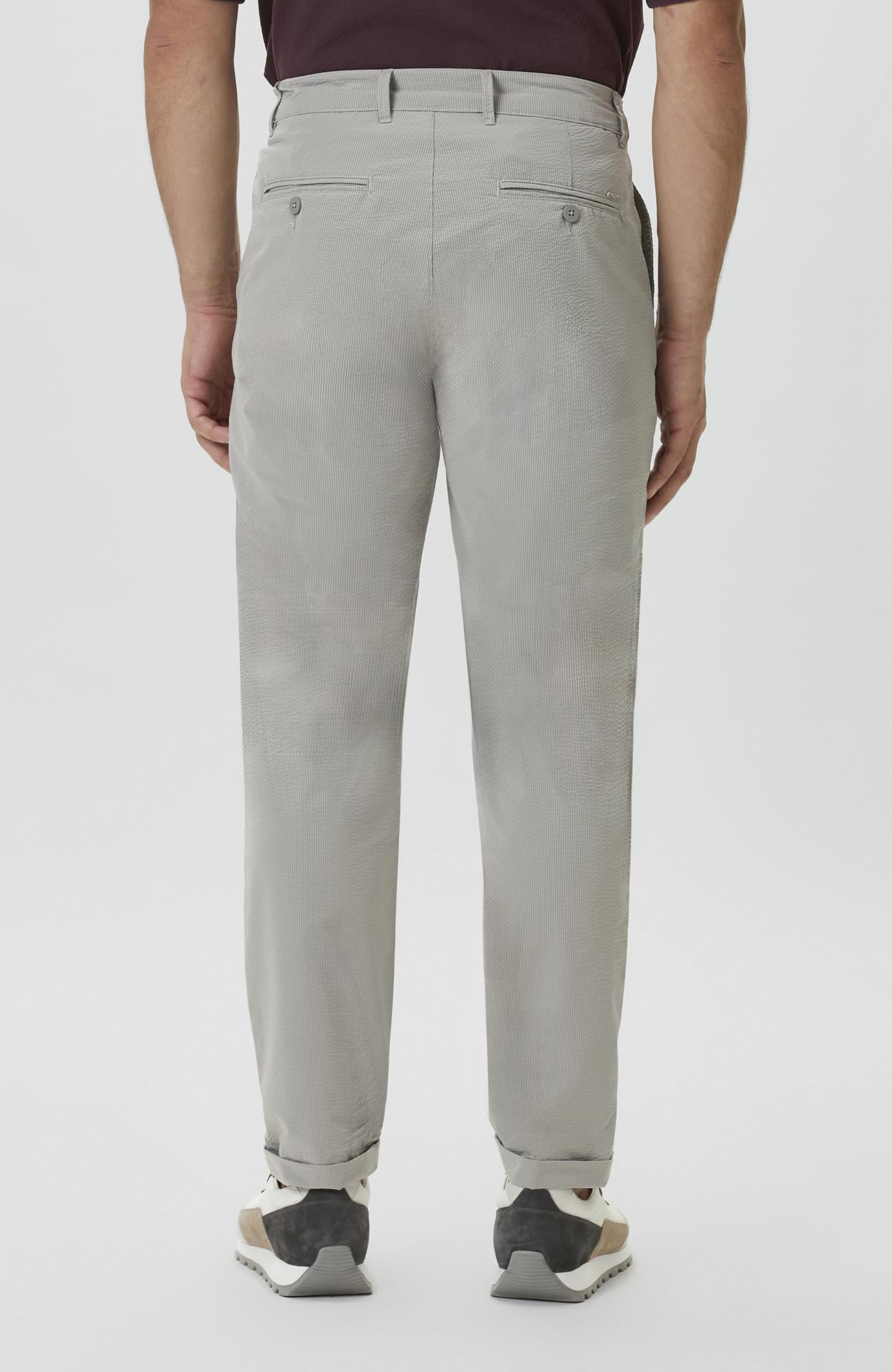 Network Erkek Jogger Fit Beli Lastikli Çizgili Gofreli Pantolon