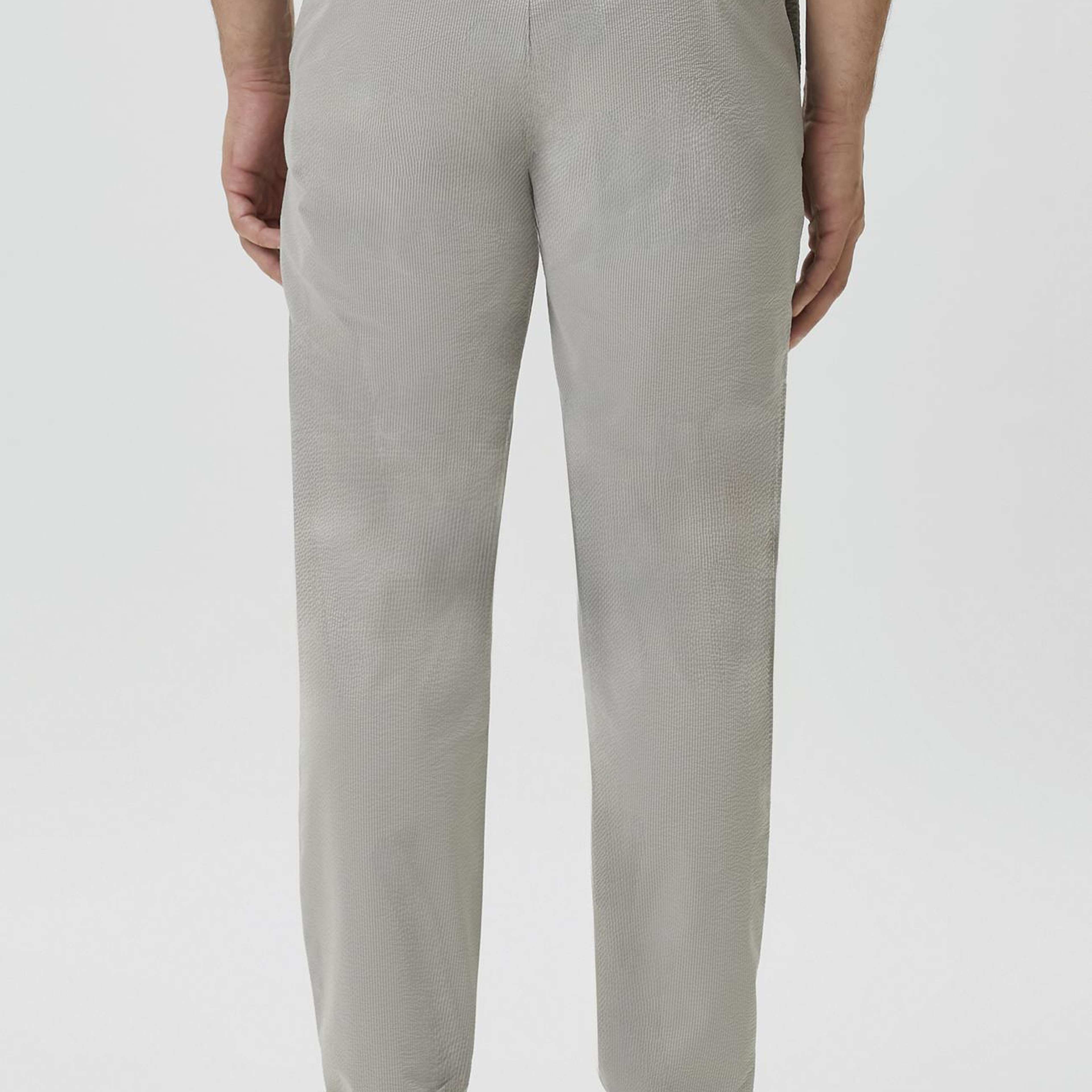 Network Erkek Jogger Fit Beli Lastikli Çizgili Gofreli Pantolon