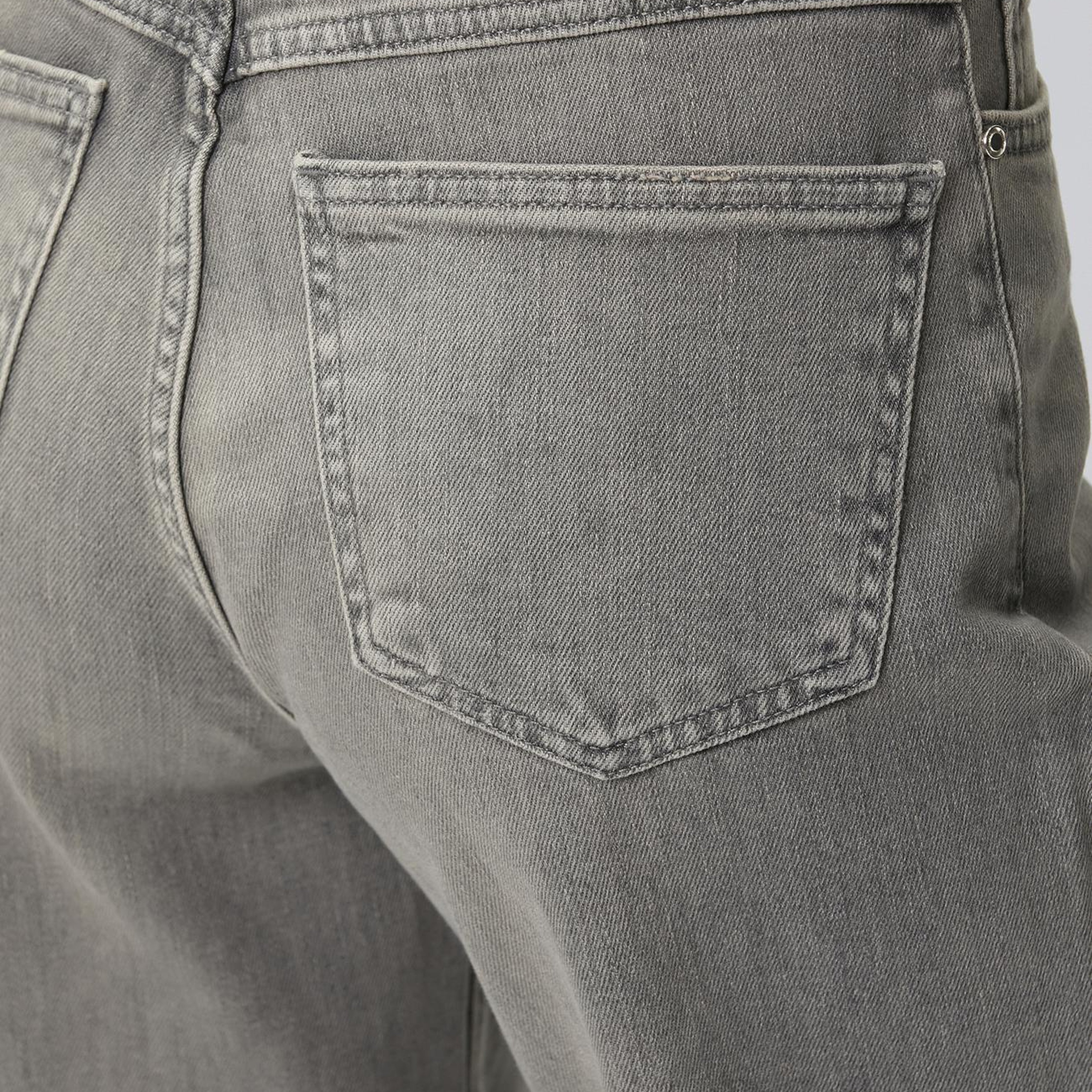 Network Kadın Koyu Gri Wide Leg Denim Pantolon