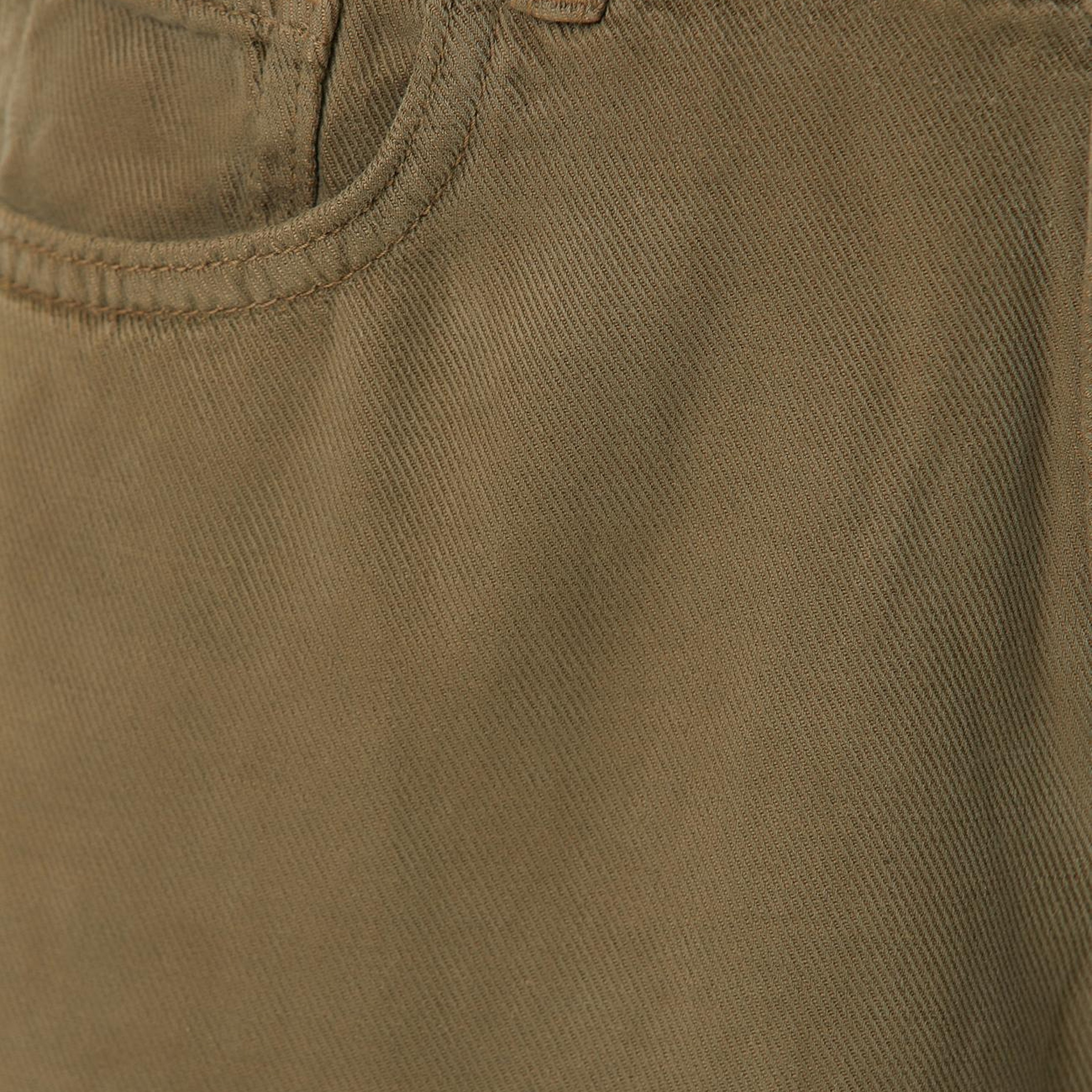 Network Kadın Wide Leg Haki Tencel Karışımlı Casual Pantolon