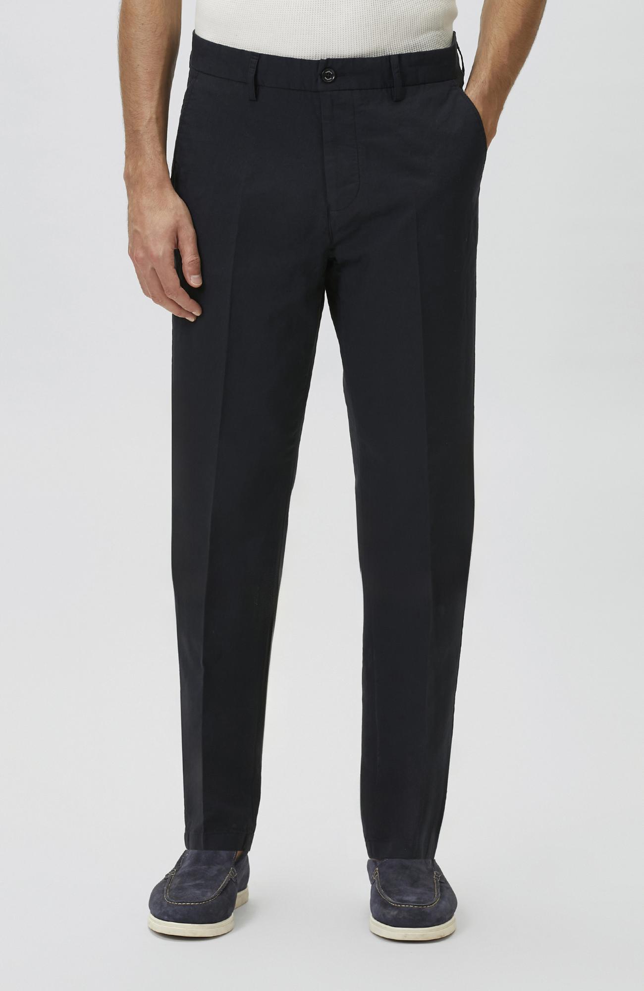Network Erkek Lacivert Pileli Chino Casual Pantolon