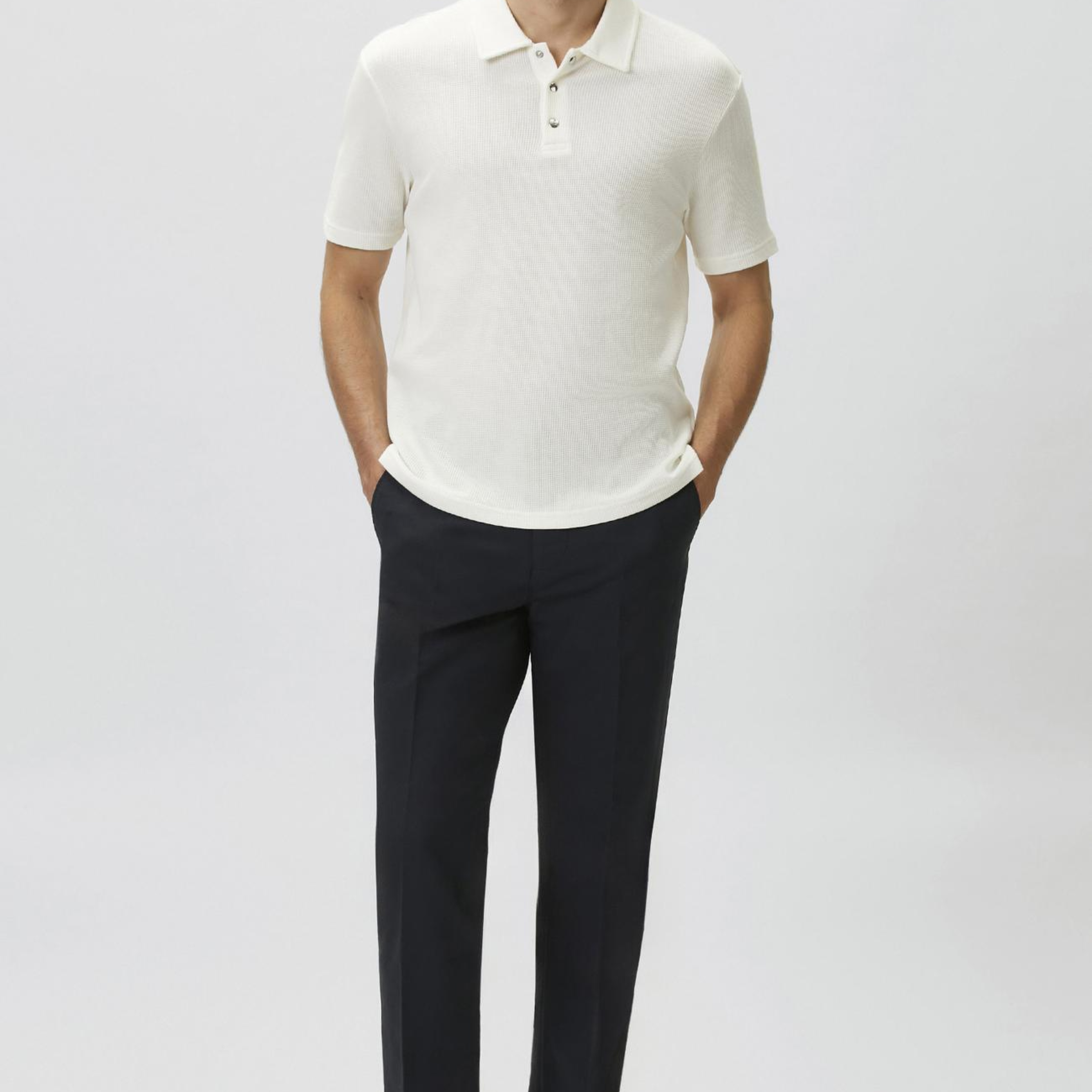 Network Erkek Lacivert Pileli Chino Casual Pantolon
