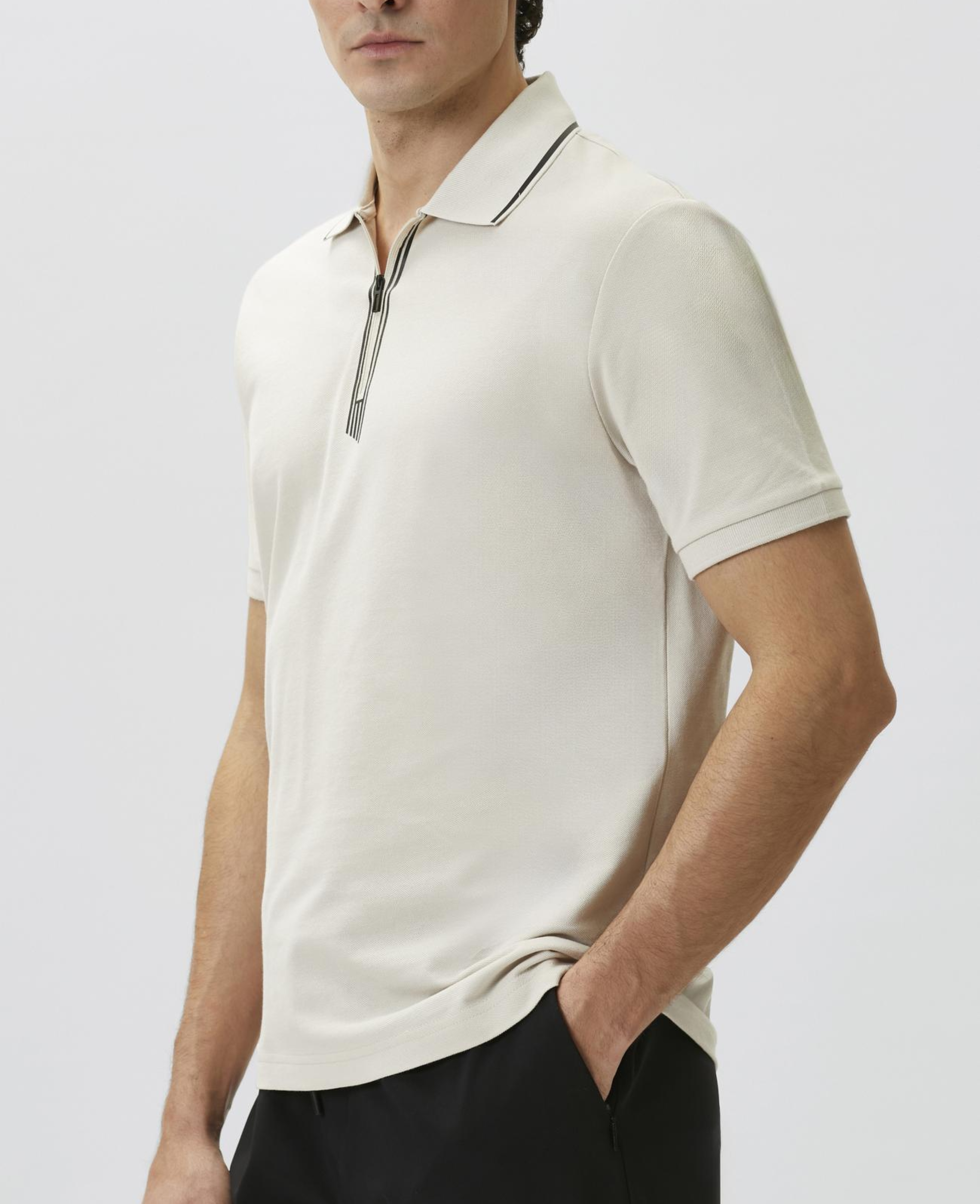 Network Erkek N-Tech Taş Fermuarlı T-shirt