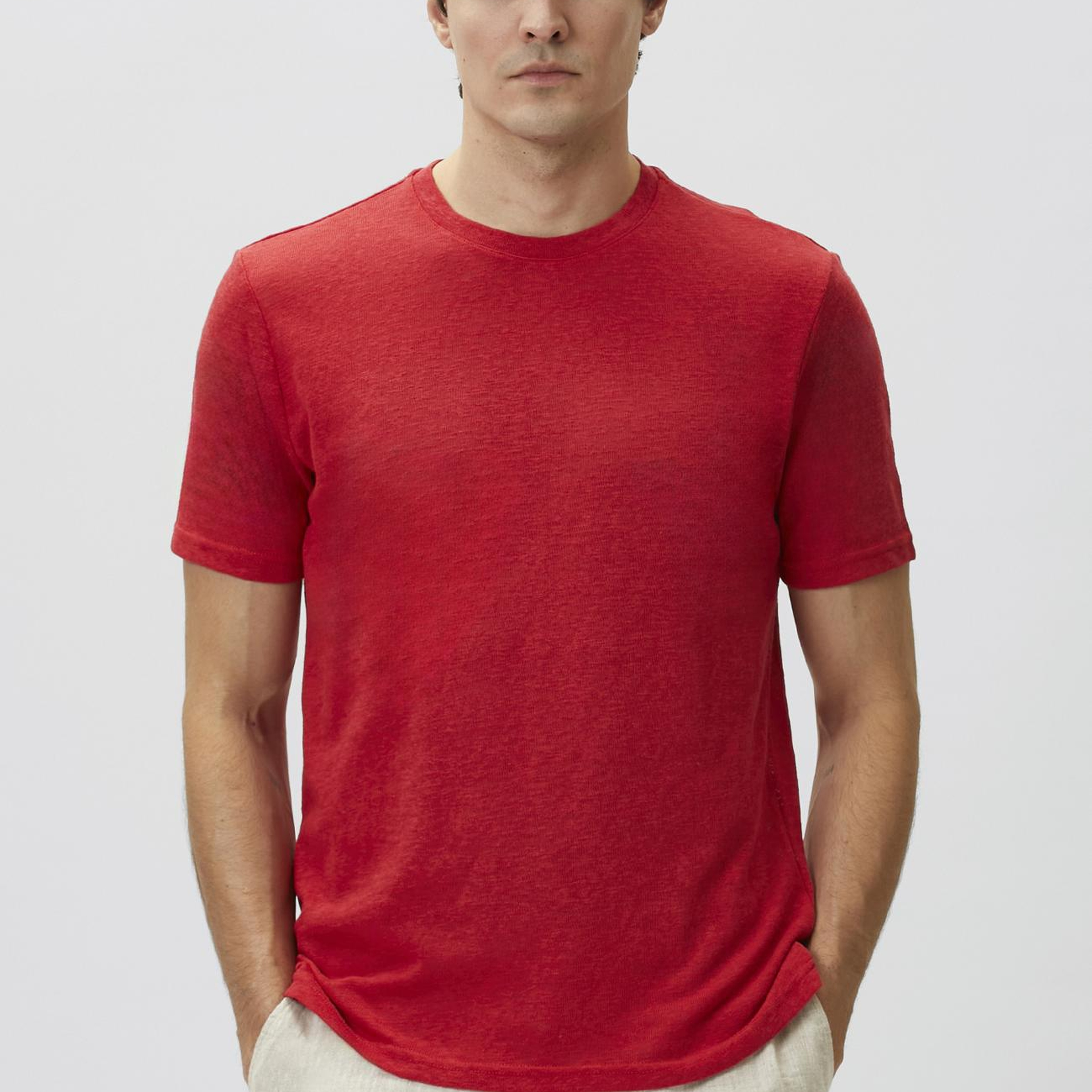 Network Erkek Kırmızı Basic T-shirt