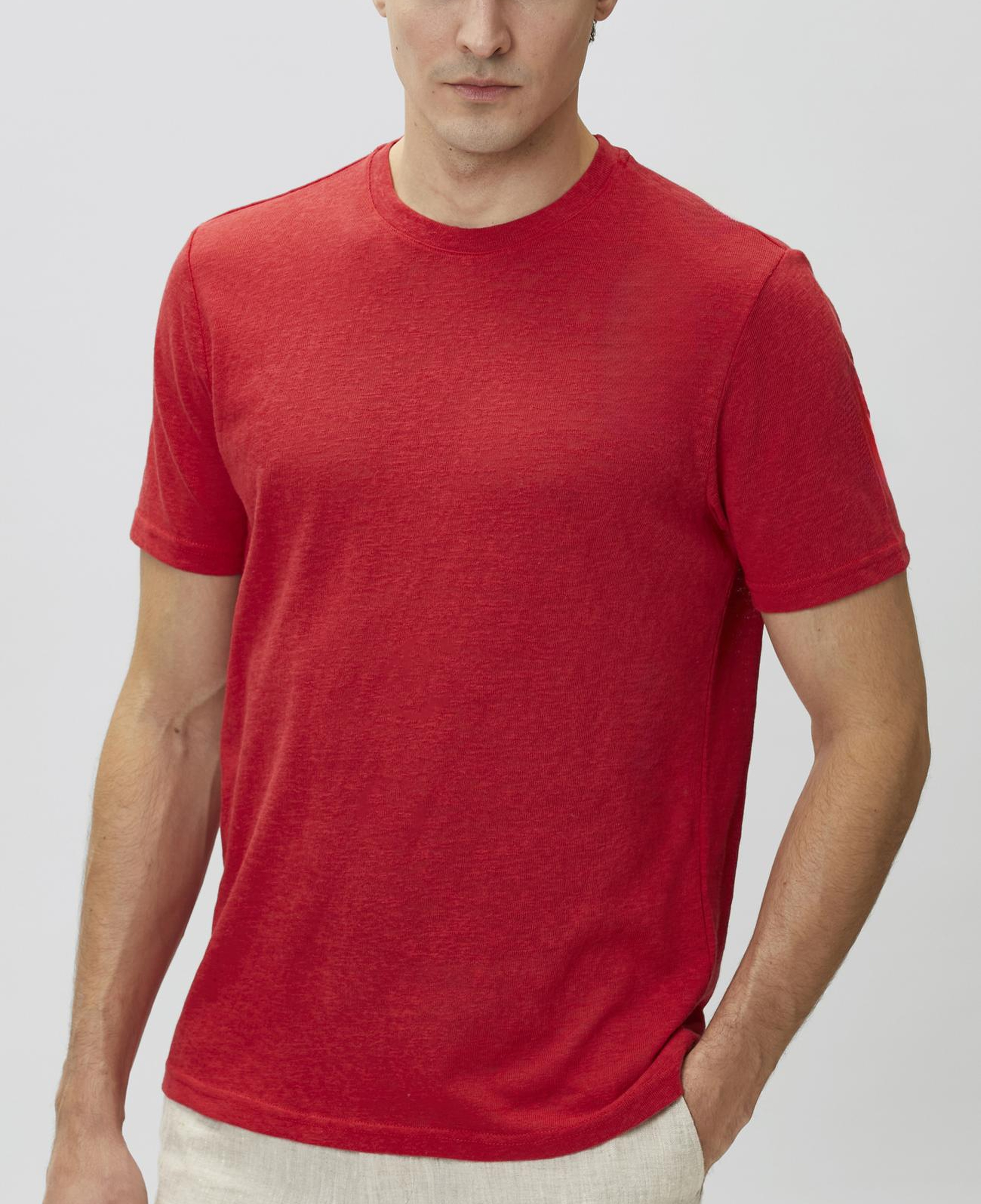 Network Erkek Kırmızı Basic T-shirt