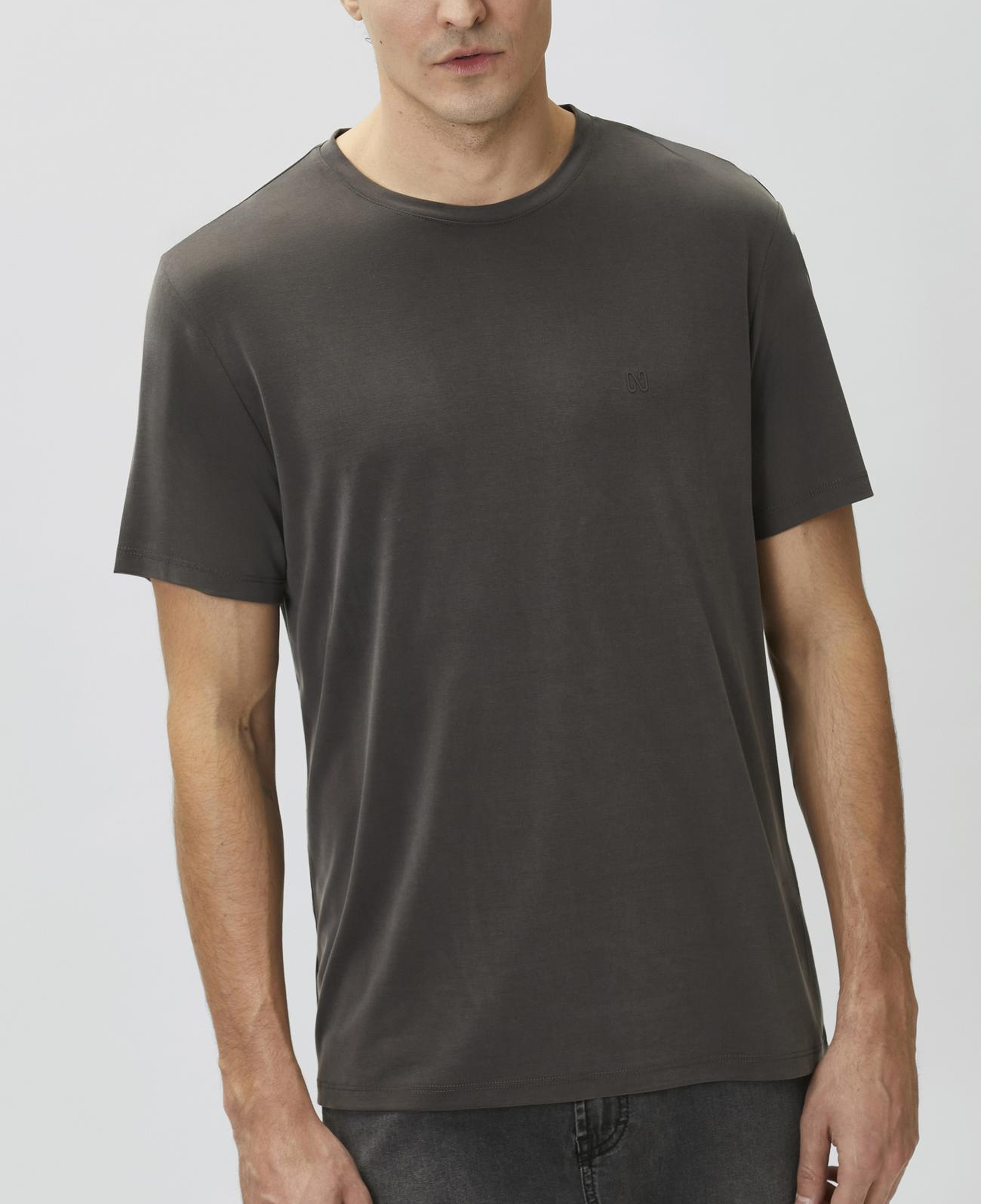 Network Erkek Kahverengi Modal T-shirt