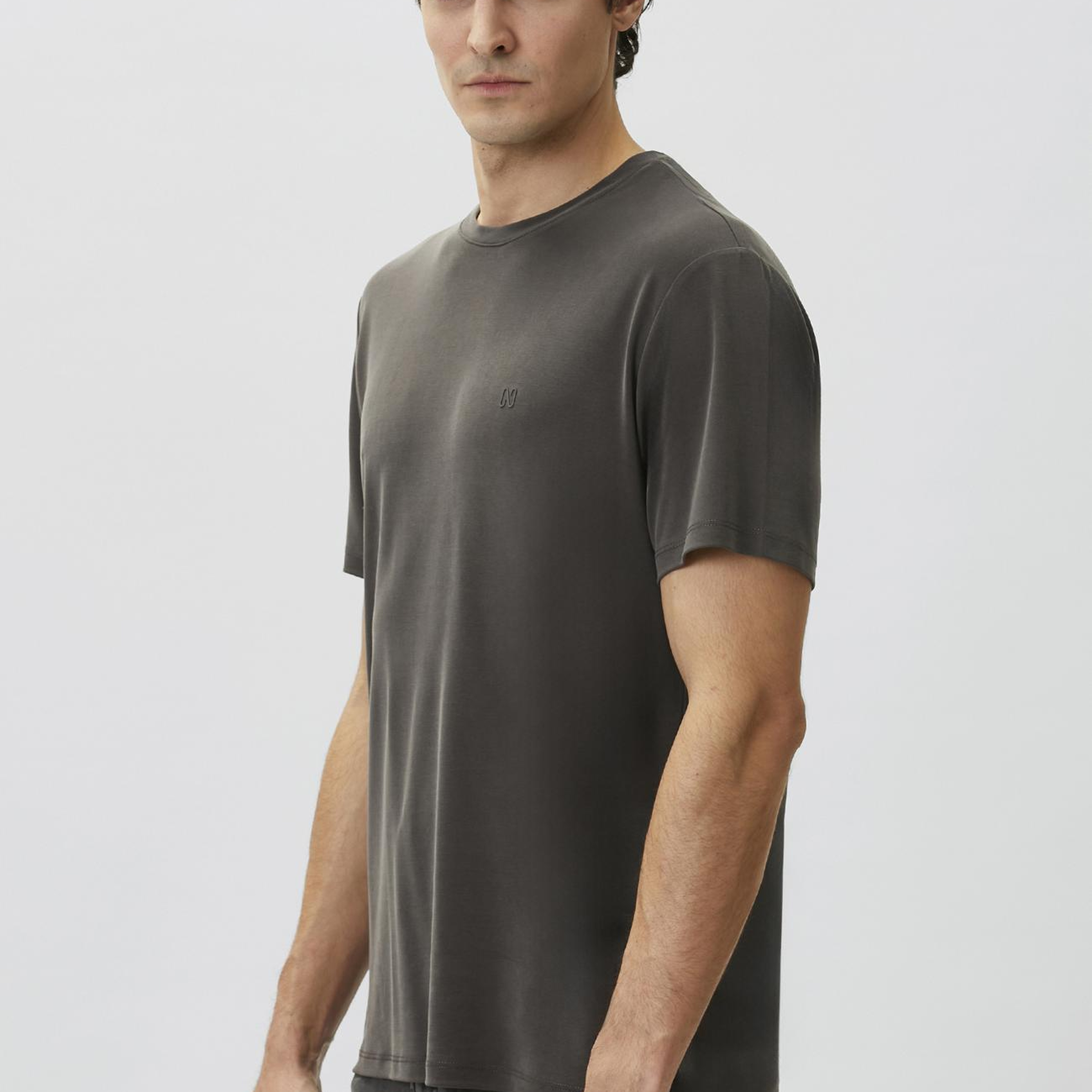 Network Erkek Kahverengi Modal T-shirt