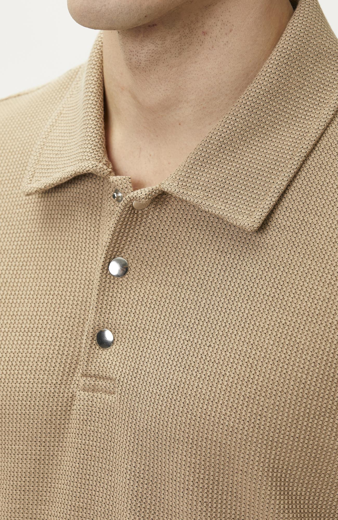 Network Erkek Slim Fit Vizon Polo Yaka Waffle T-shirt