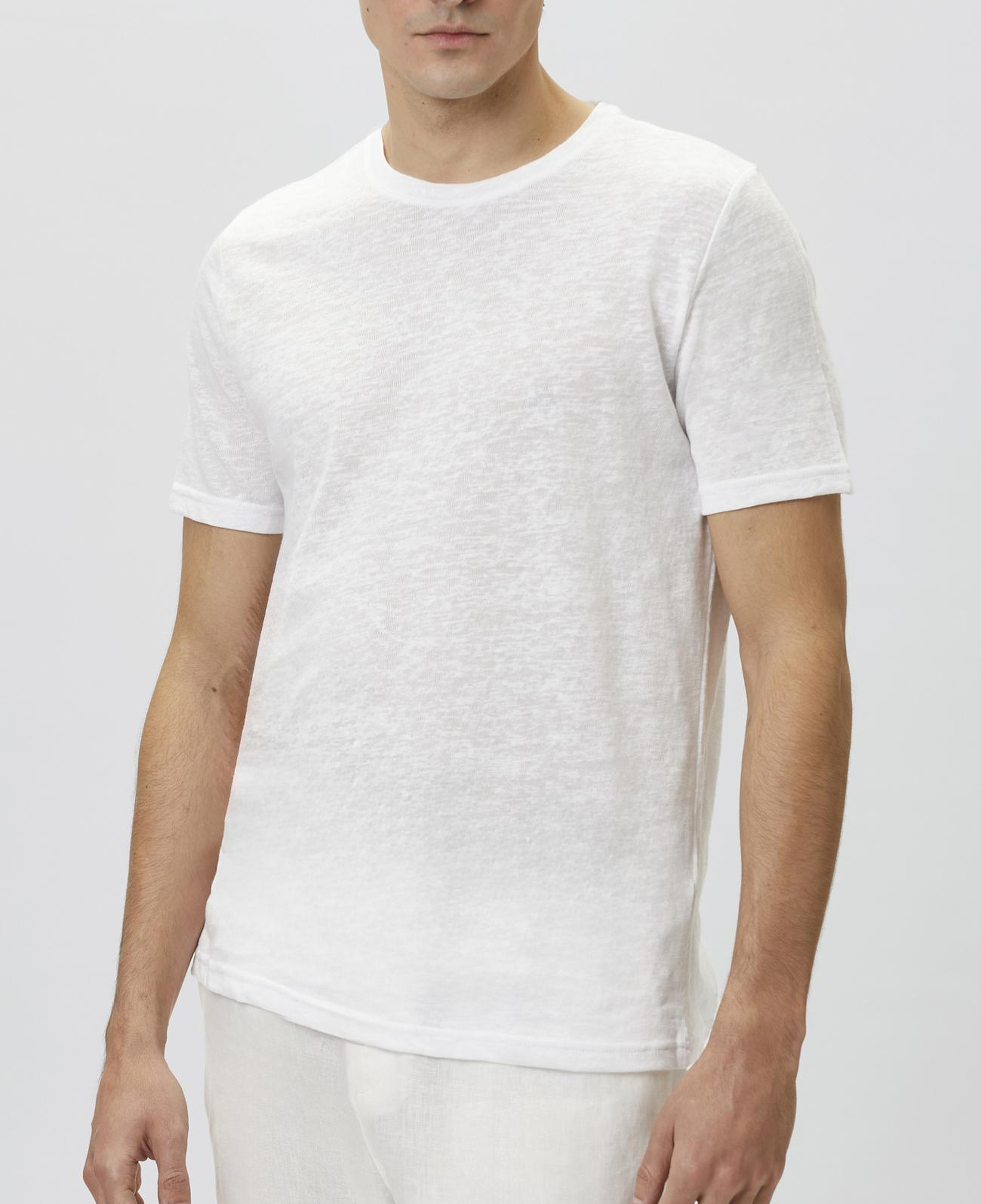 Network Erkek Beyaz Basic T-shirt