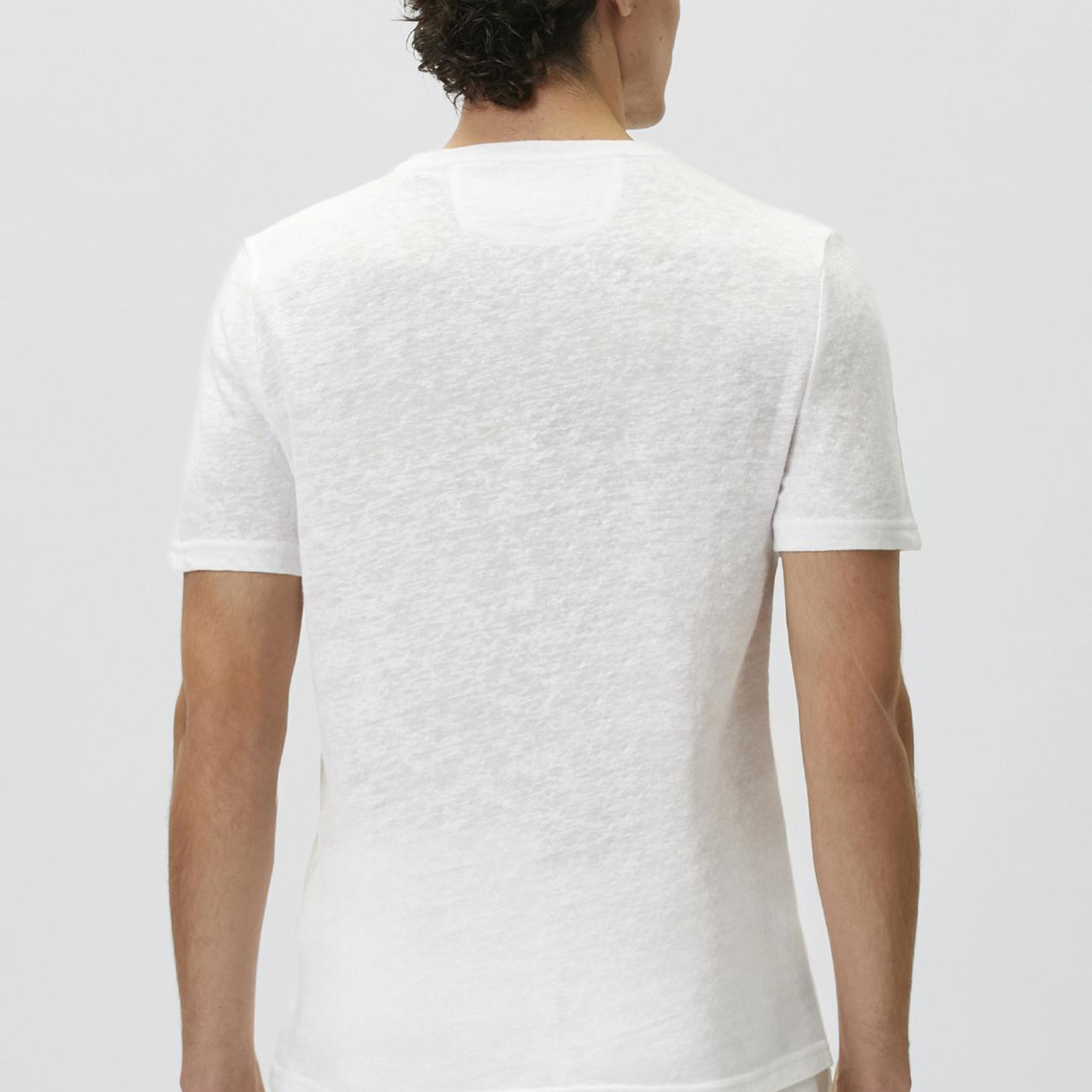 Network Erkek Beyaz Basic T-shirt