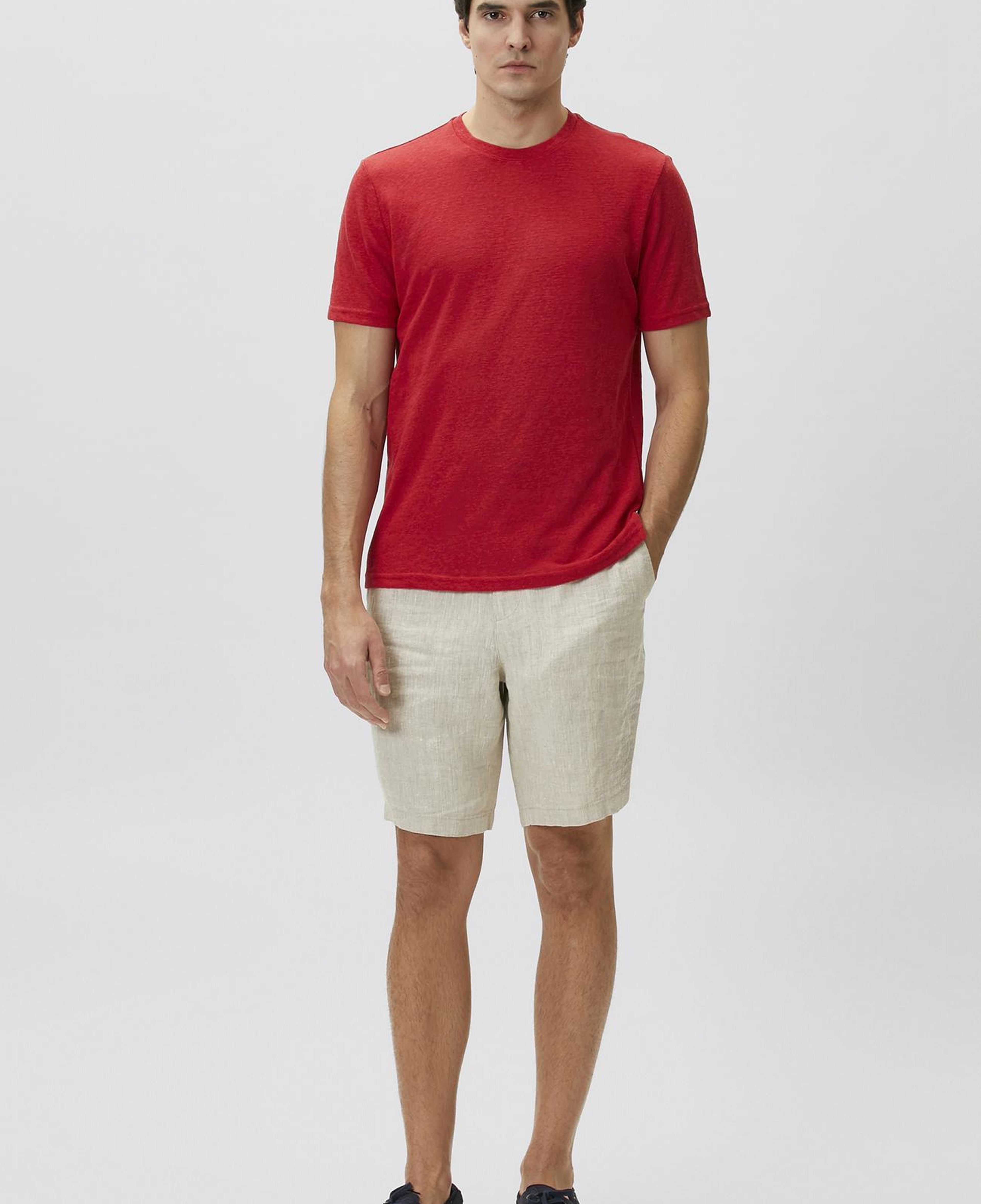 Network Erkek Kırmızı Basic T-shirt