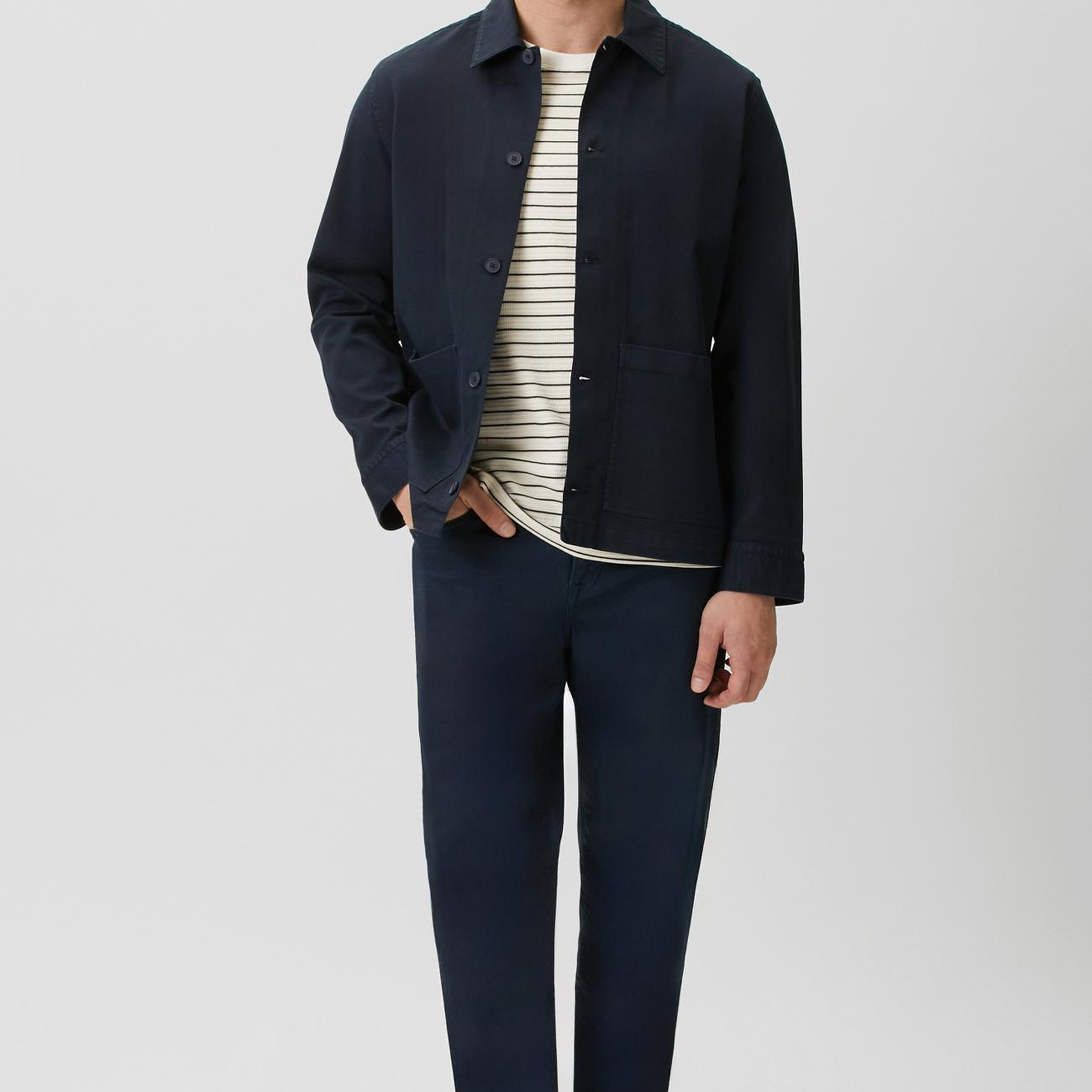 Network Erkek Lacivert Kaplamalı Denim Pantolon