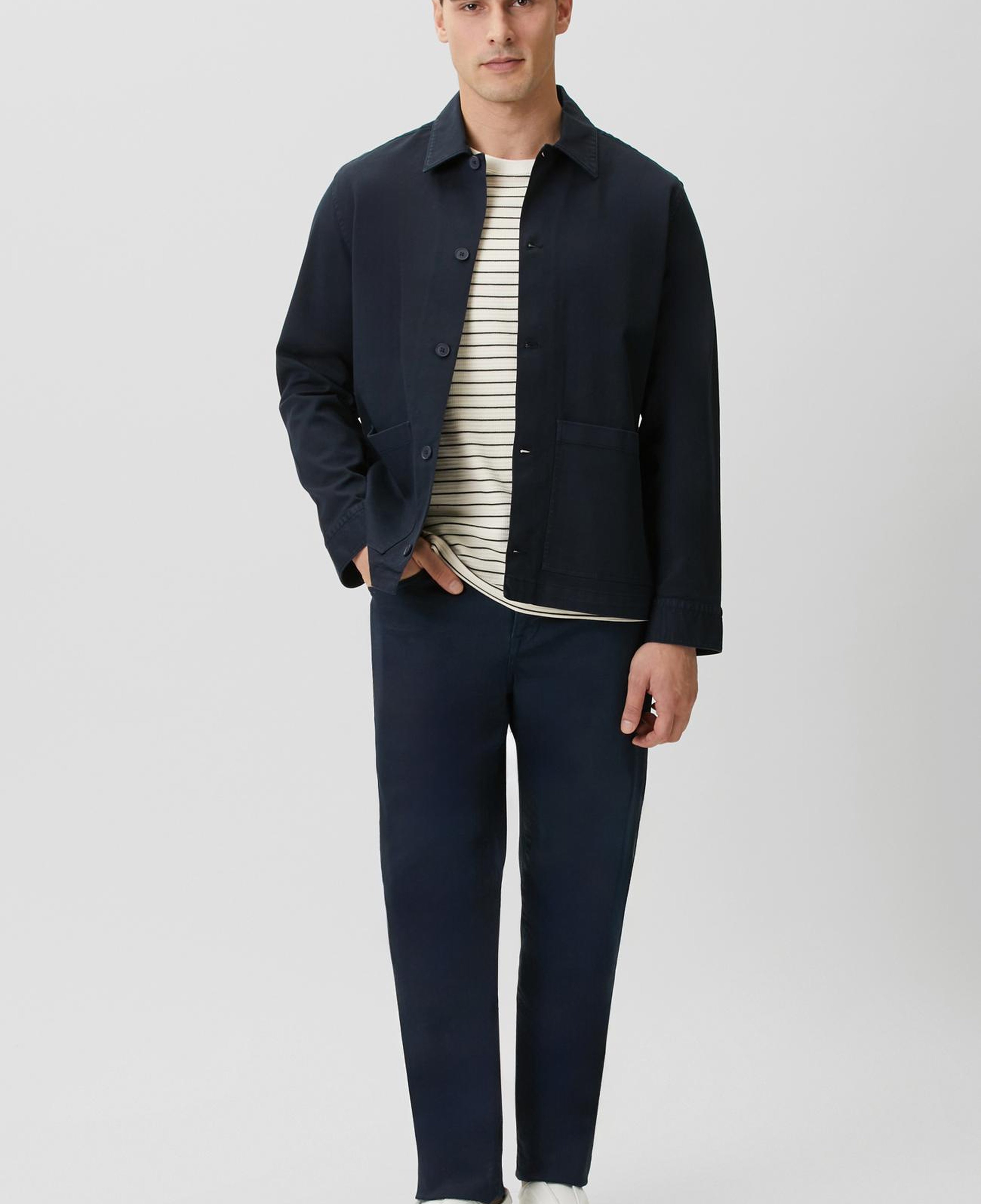 Network Erkek Lacivert Kaplamalı Denim Pantolon