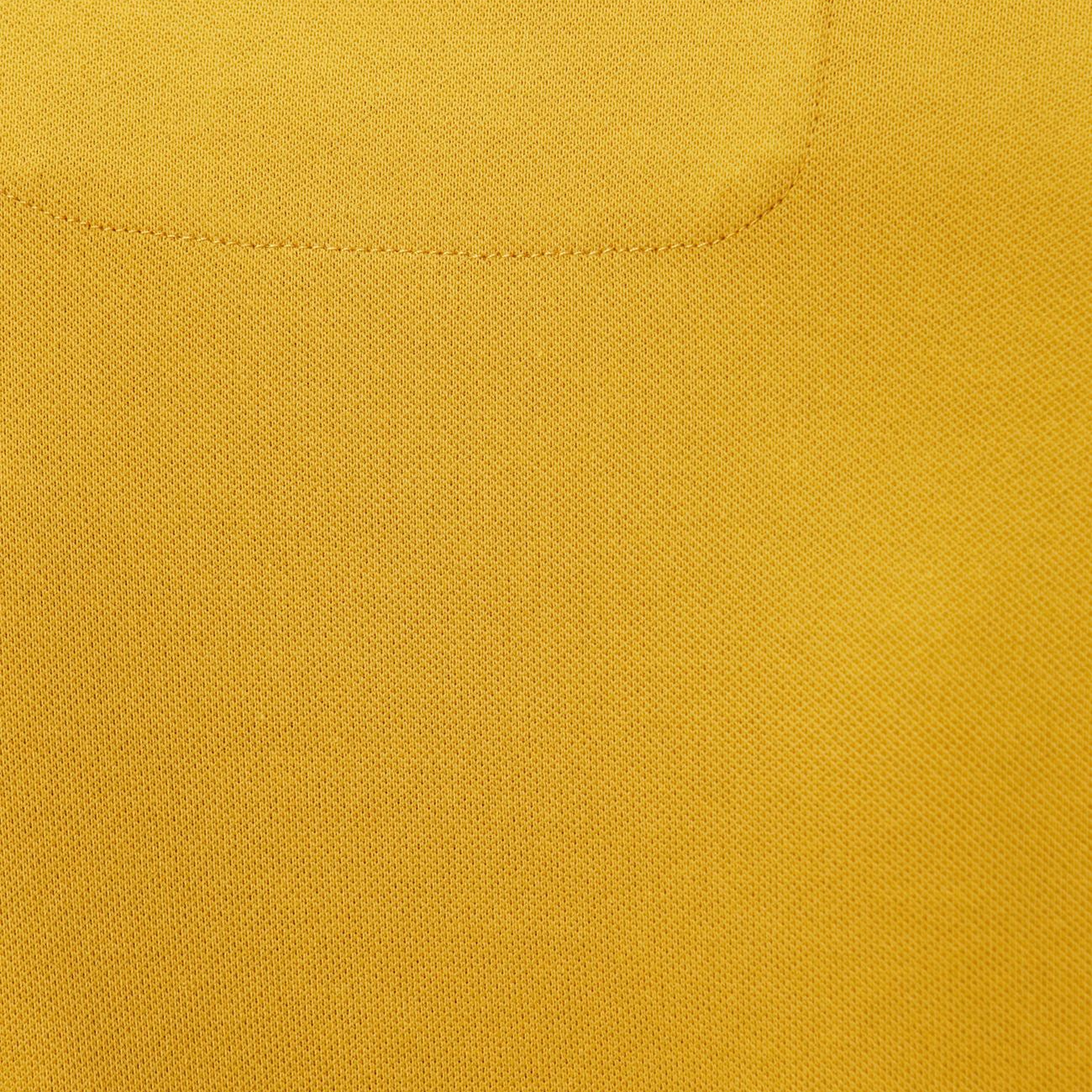 Network Erkek Sarı Polo Yaka Çıtçıtlı T-shirt