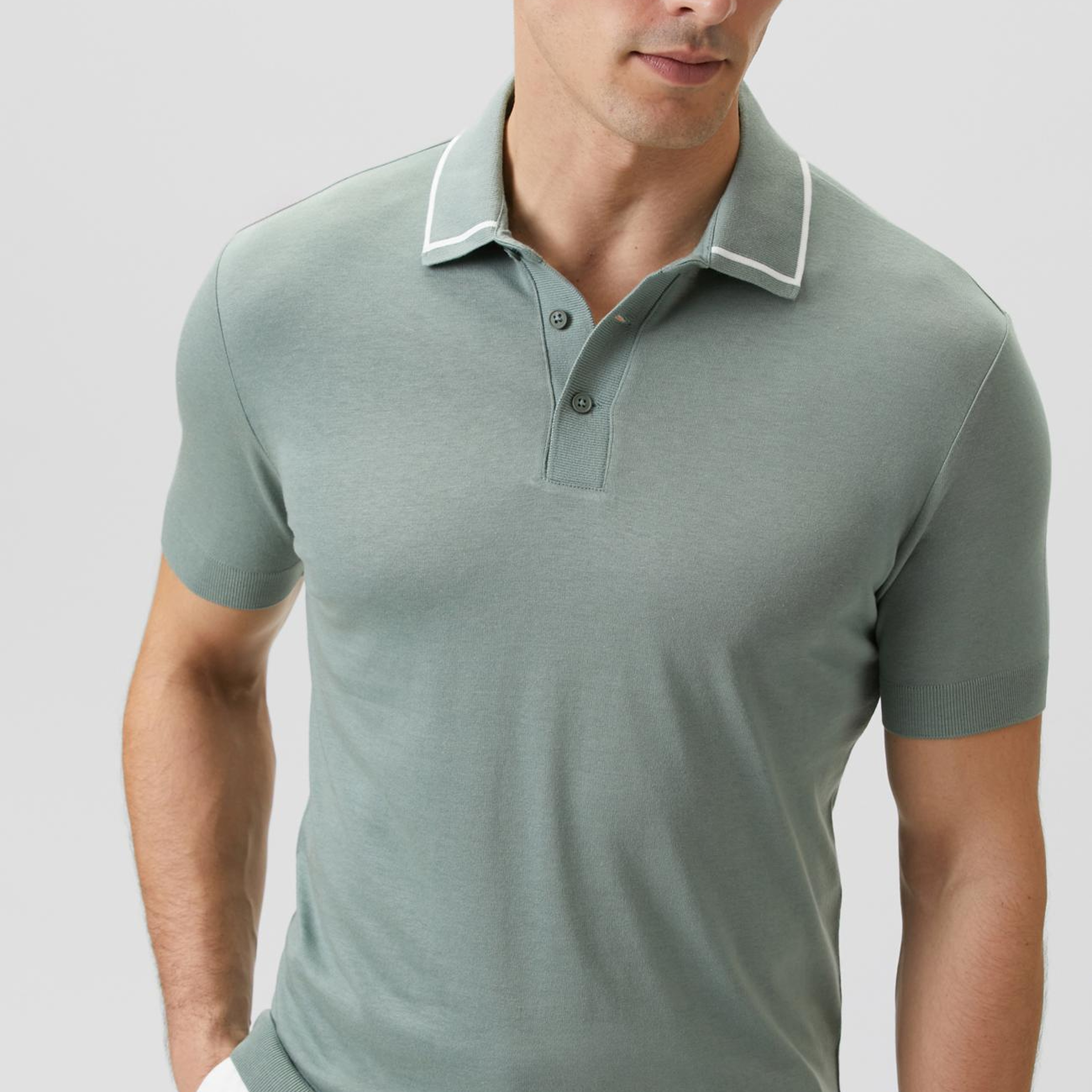 Network Erkek Mint Polo Yaka Düğmeli T-shirt